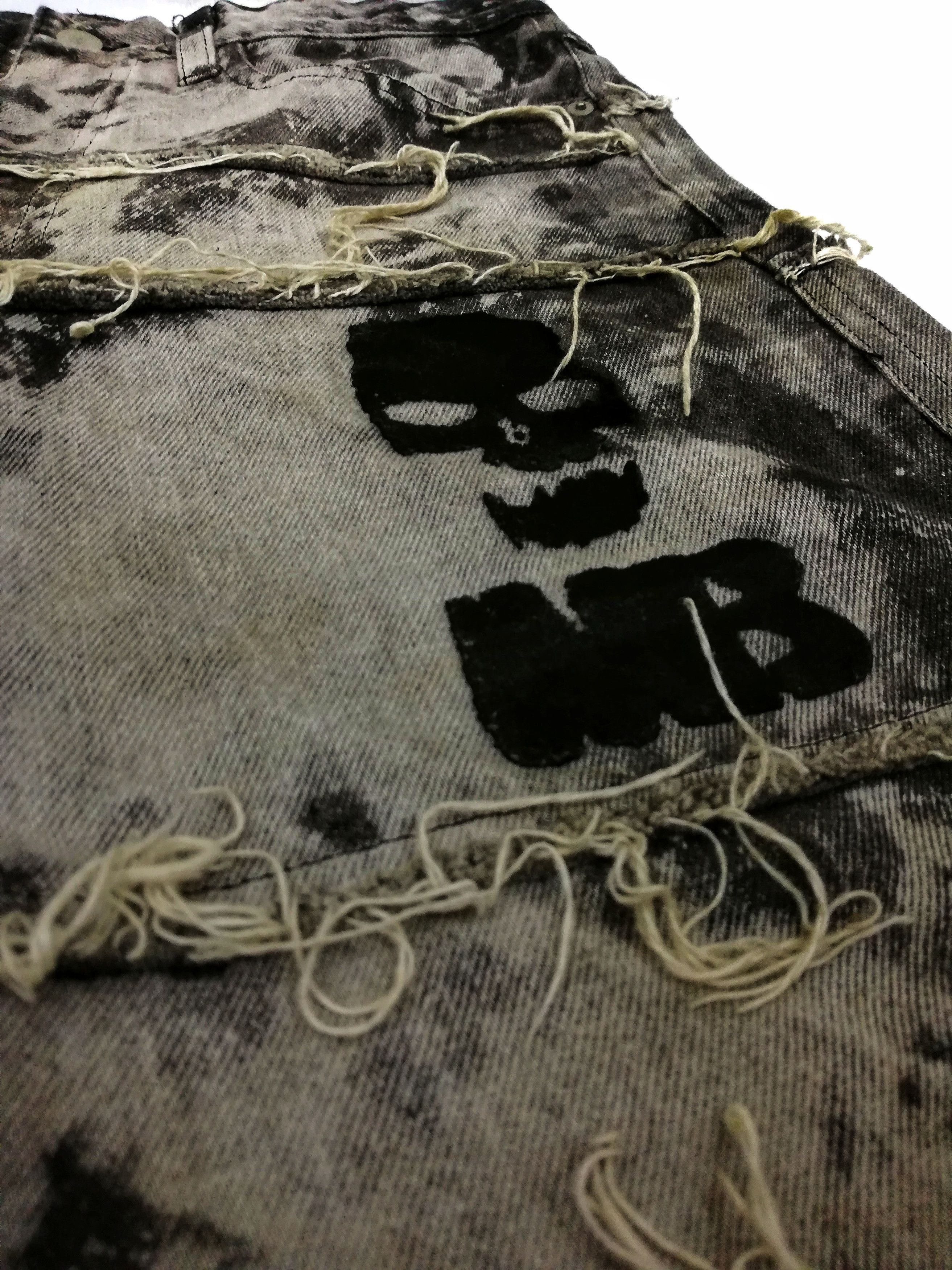 Japanese Brand 🔥MILKBOY Similar Rare UNDERCOVER SS03 Scab Denim🔥 Size US 32 / EU 48 - 6 Thumbnail
