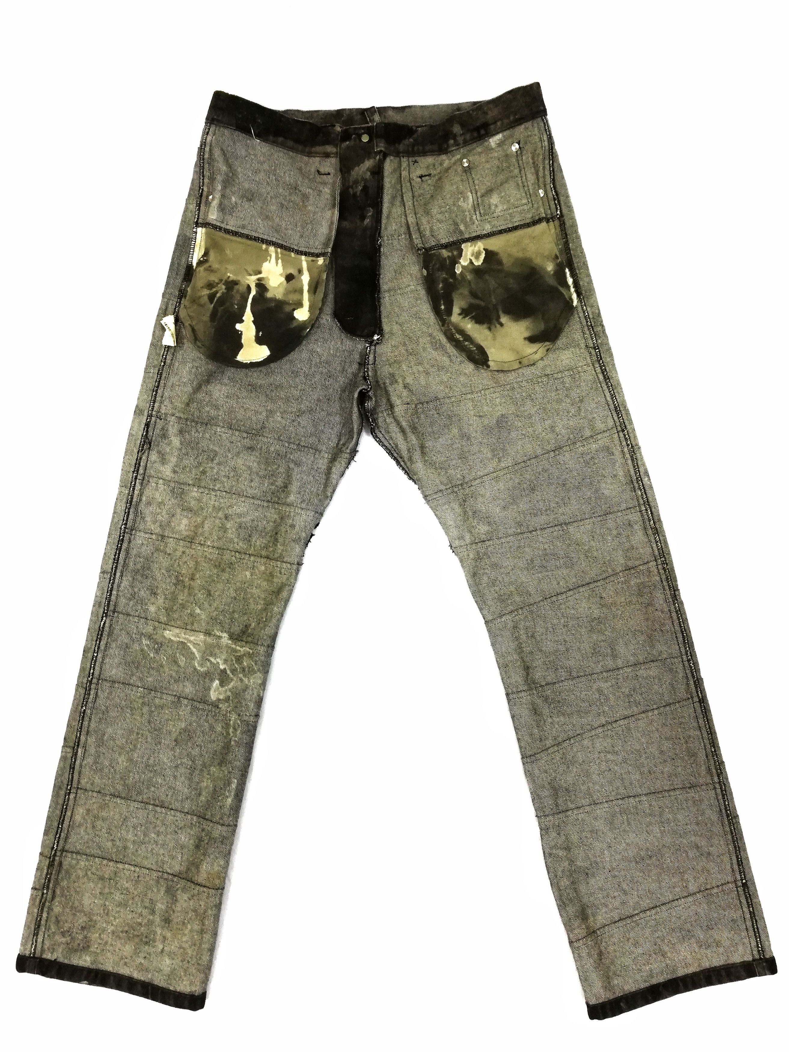 Japanese Brand 🔥MILKBOY Similar Rare UNDERCOVER SS03 Scab Denim🔥 Size US 32 / EU 48 - 18 Thumbnail