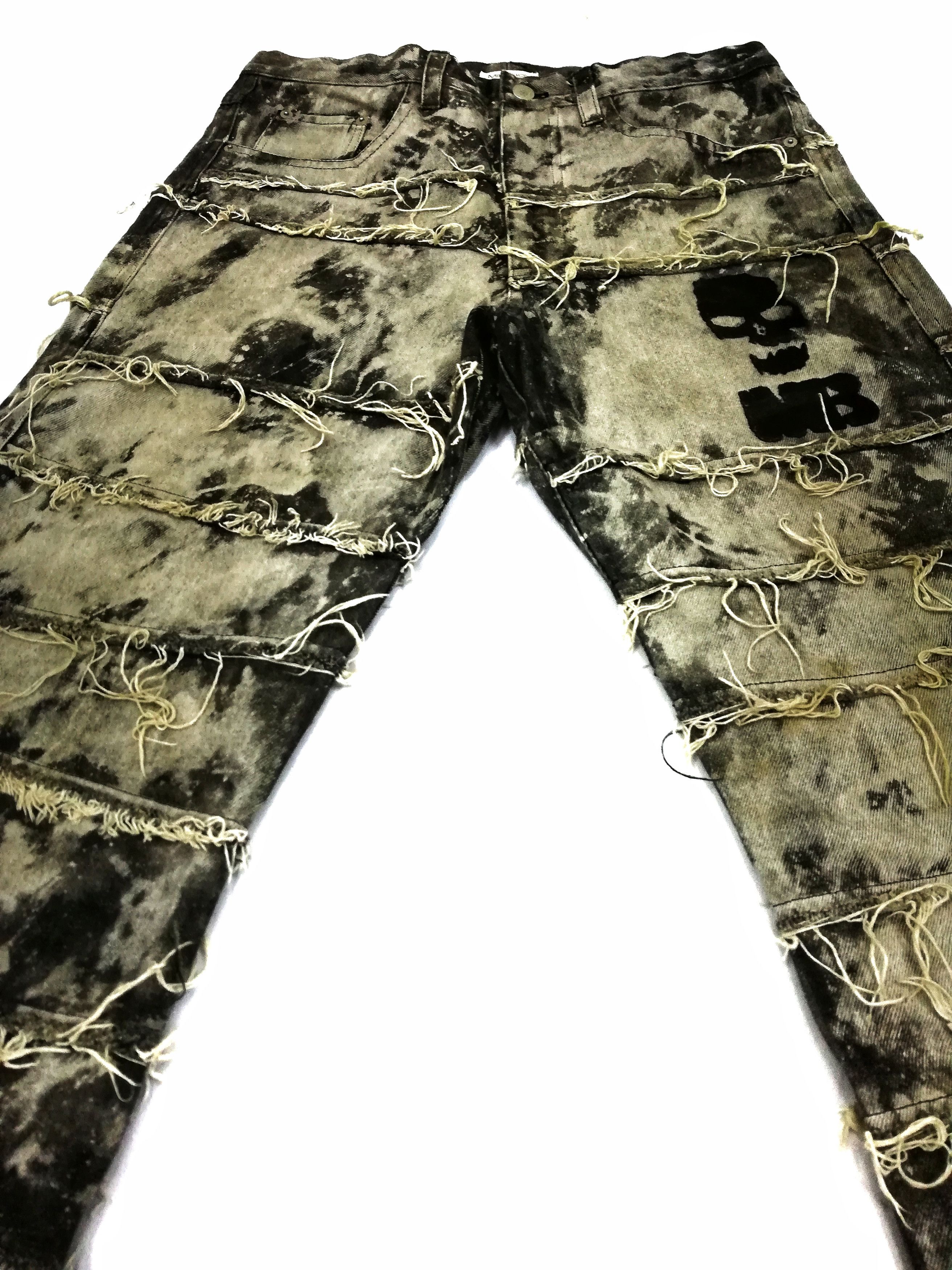 Japanese Brand 🔥MILKBOY Similar Rare UNDERCOVER SS03 Scab Denim🔥 Size US 32 / EU 48 - 5 Thumbnail