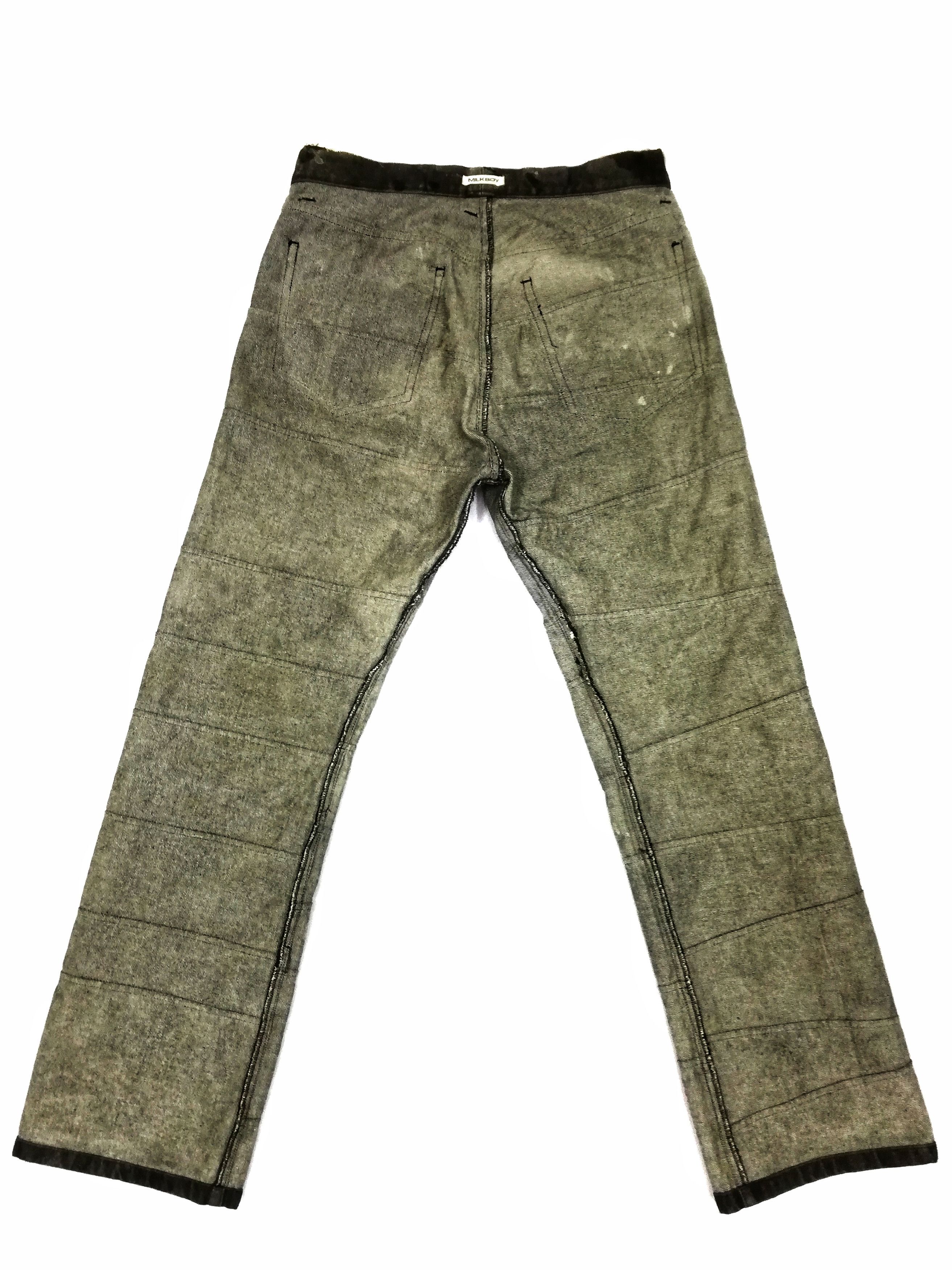 Japanese Brand 🔥MILKBOY Similar Rare UNDERCOVER SS03 Scab Denim🔥 Size US 32 / EU 48 - 20 Thumbnail