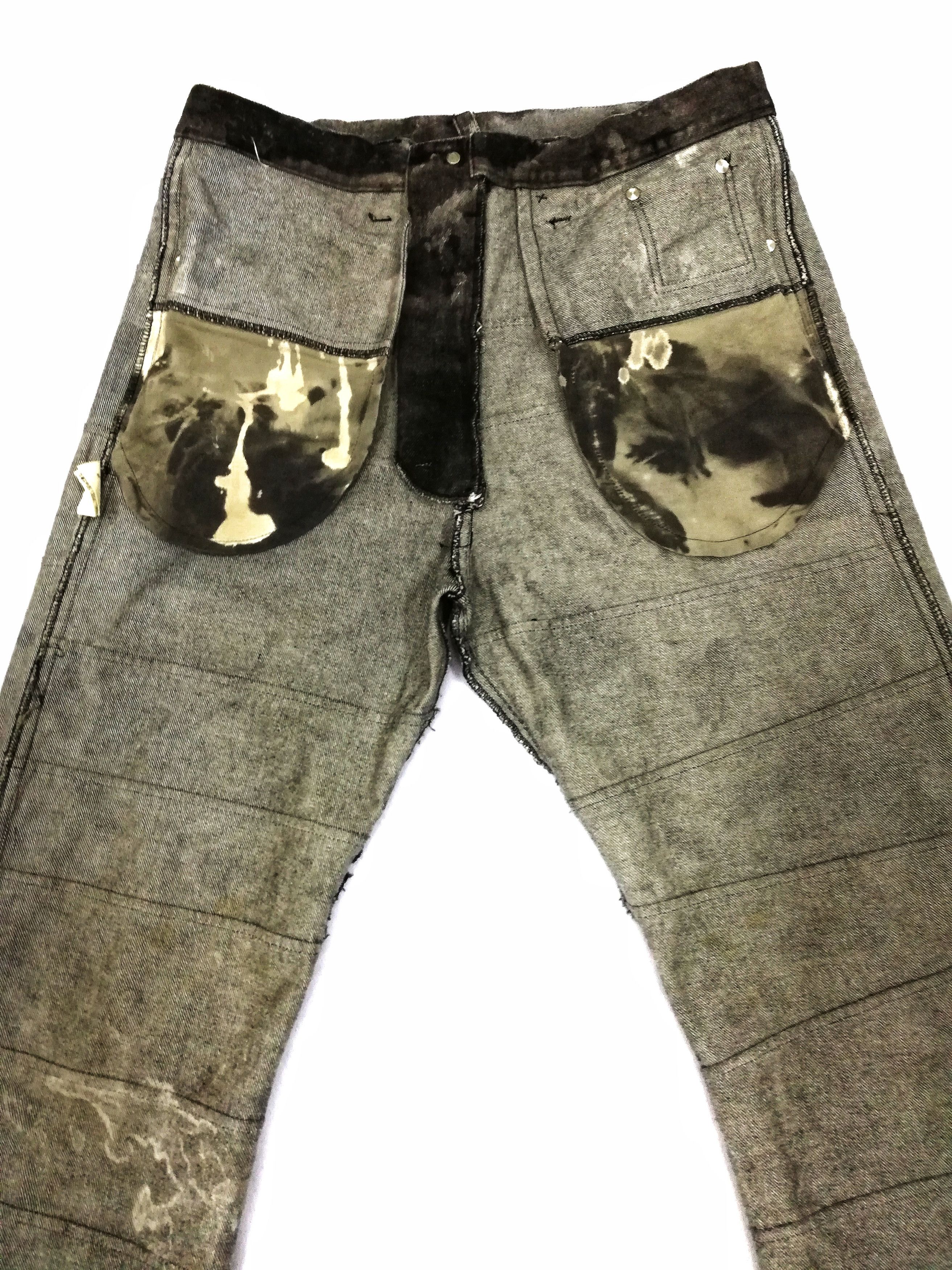 Japanese Brand 🔥MILKBOY Similar Rare UNDERCOVER SS03 Scab Denim🔥 Size US 32 / EU 48 - 19 Thumbnail