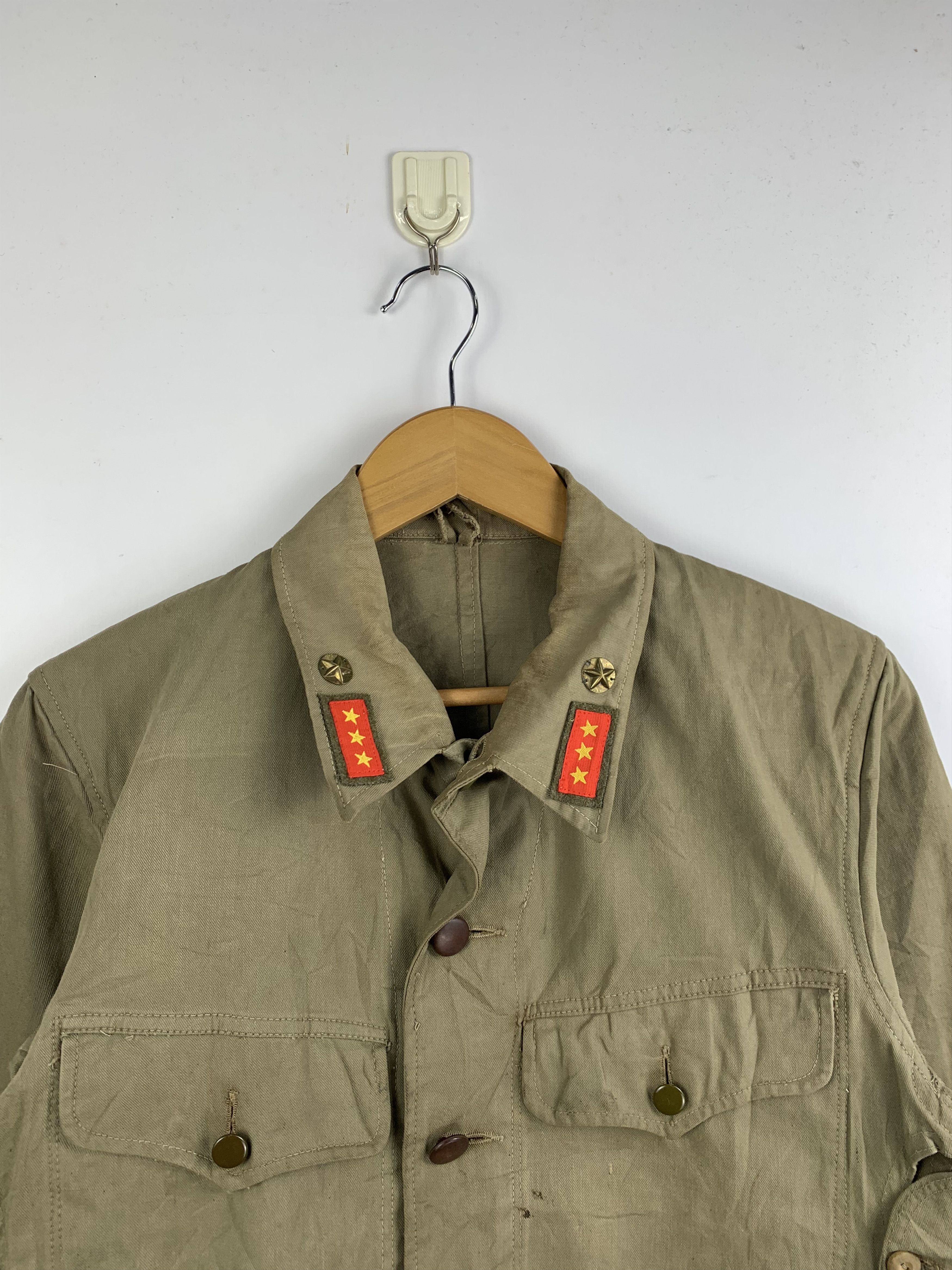 Japanese Brand Vintage Japanese ARMY 3 Star Coats Collar Jacket Size US M / EU 48-50 / 2 - 3 Thumbnail