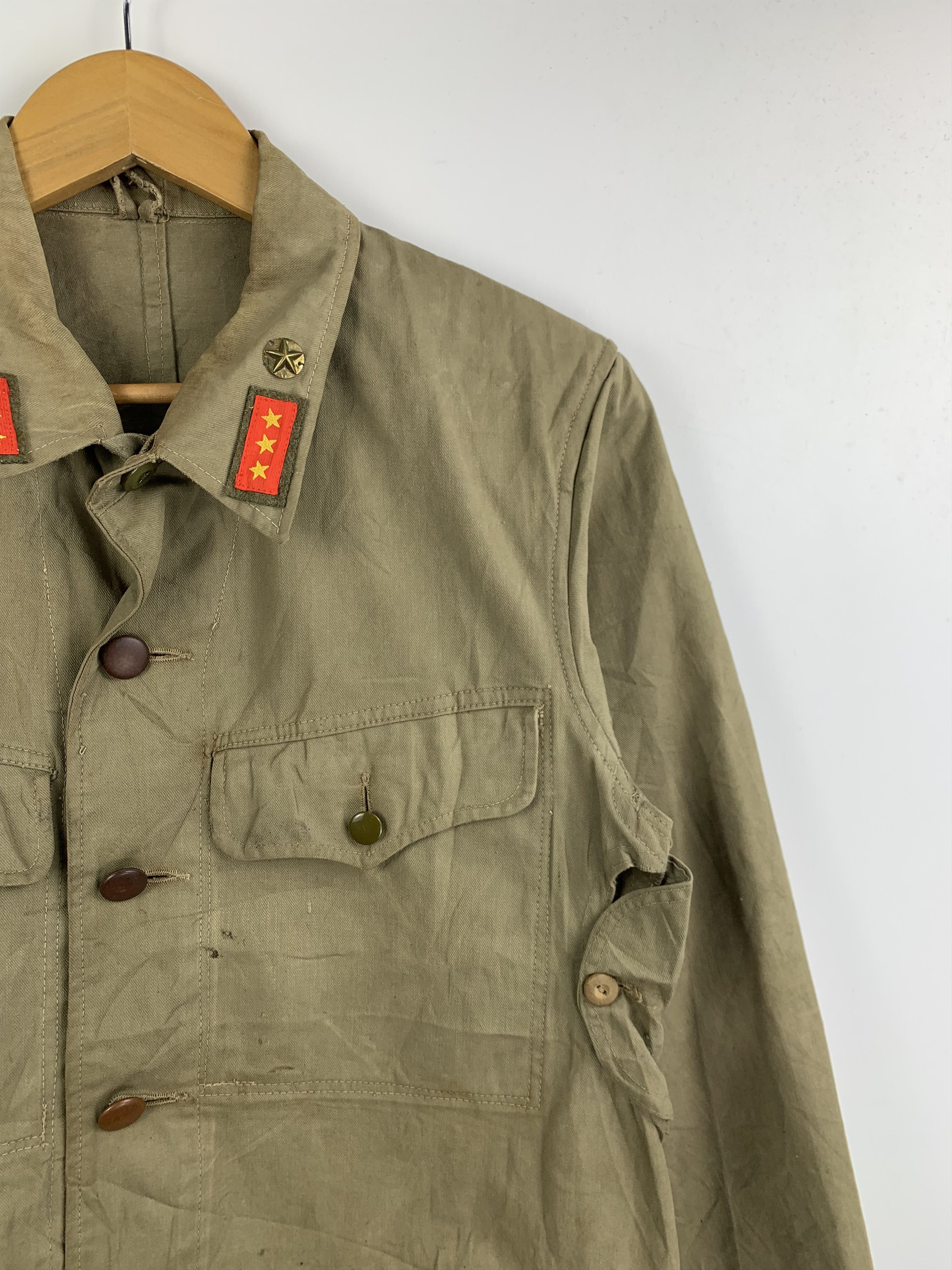 Japanese Brand Vintage Japanese ARMY 3 Star Coats Collar Jacket Size US M / EU 48-50 / 2 - 4 Thumbnail