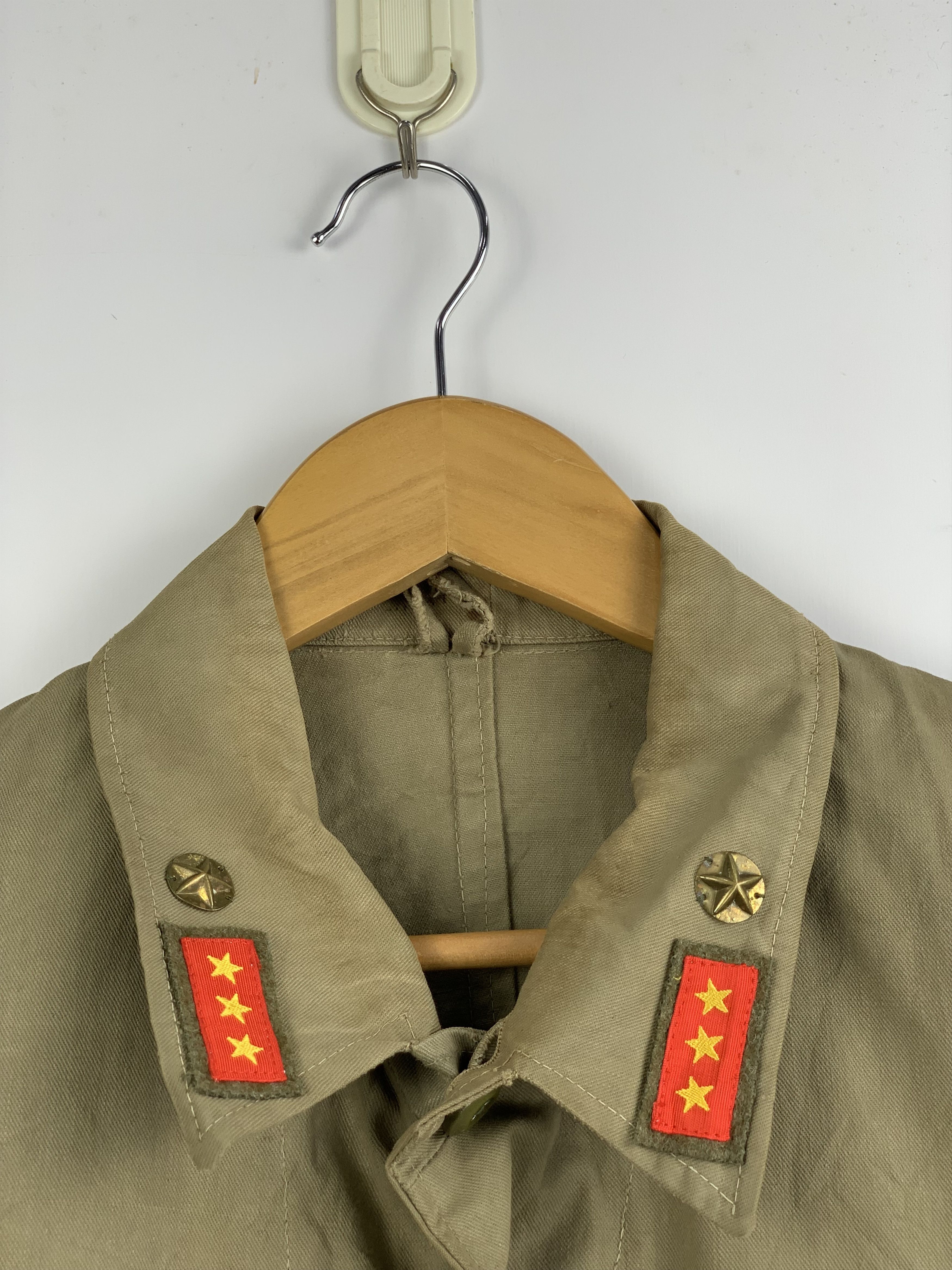 Japanese Brand Vintage Japanese ARMY 3 Star Coats Collar Jacket Size US M / EU 48-50 / 2 - 2 Thumbnail