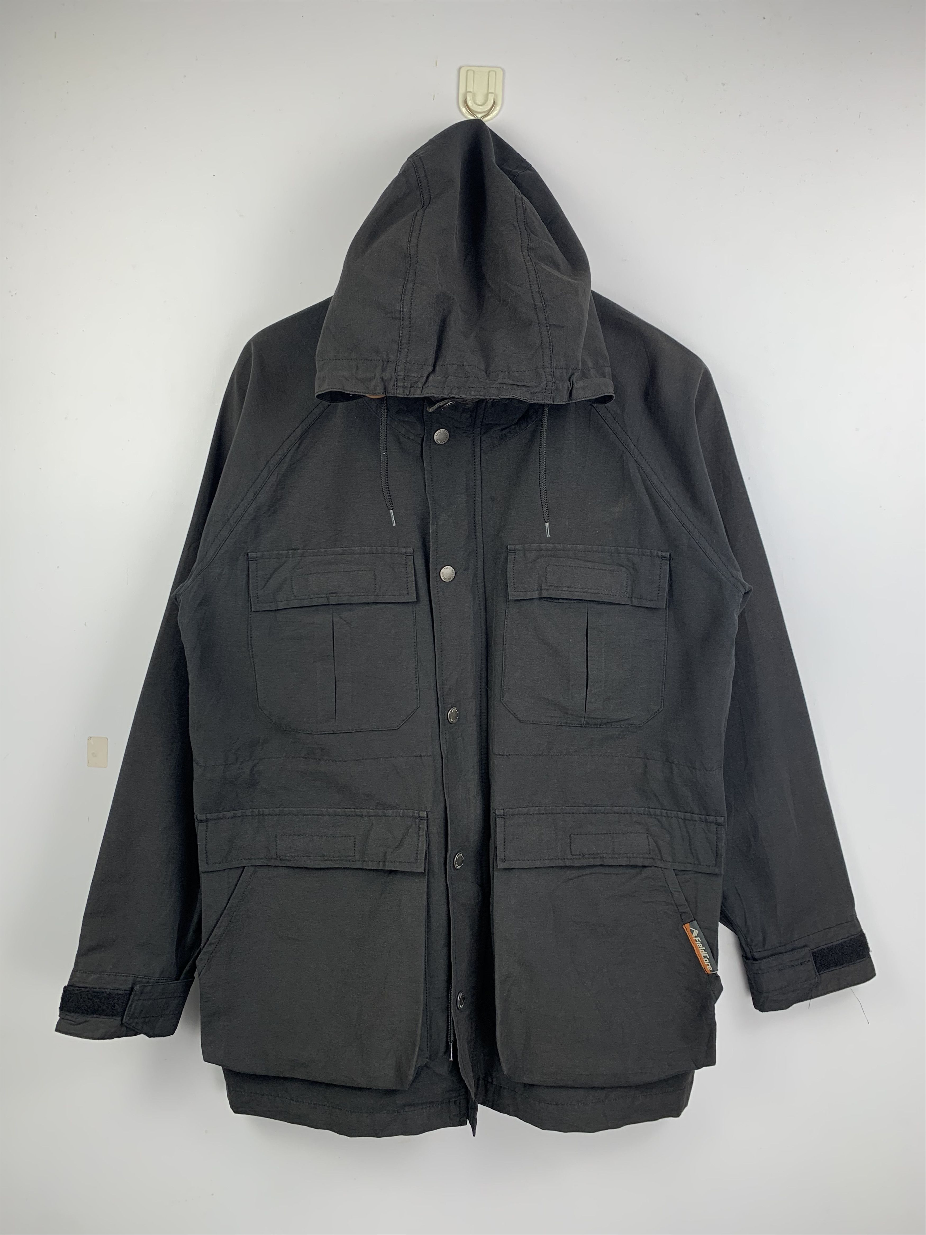 VIntage Field Core Hoodie Multi Pocket Utility Jacket
