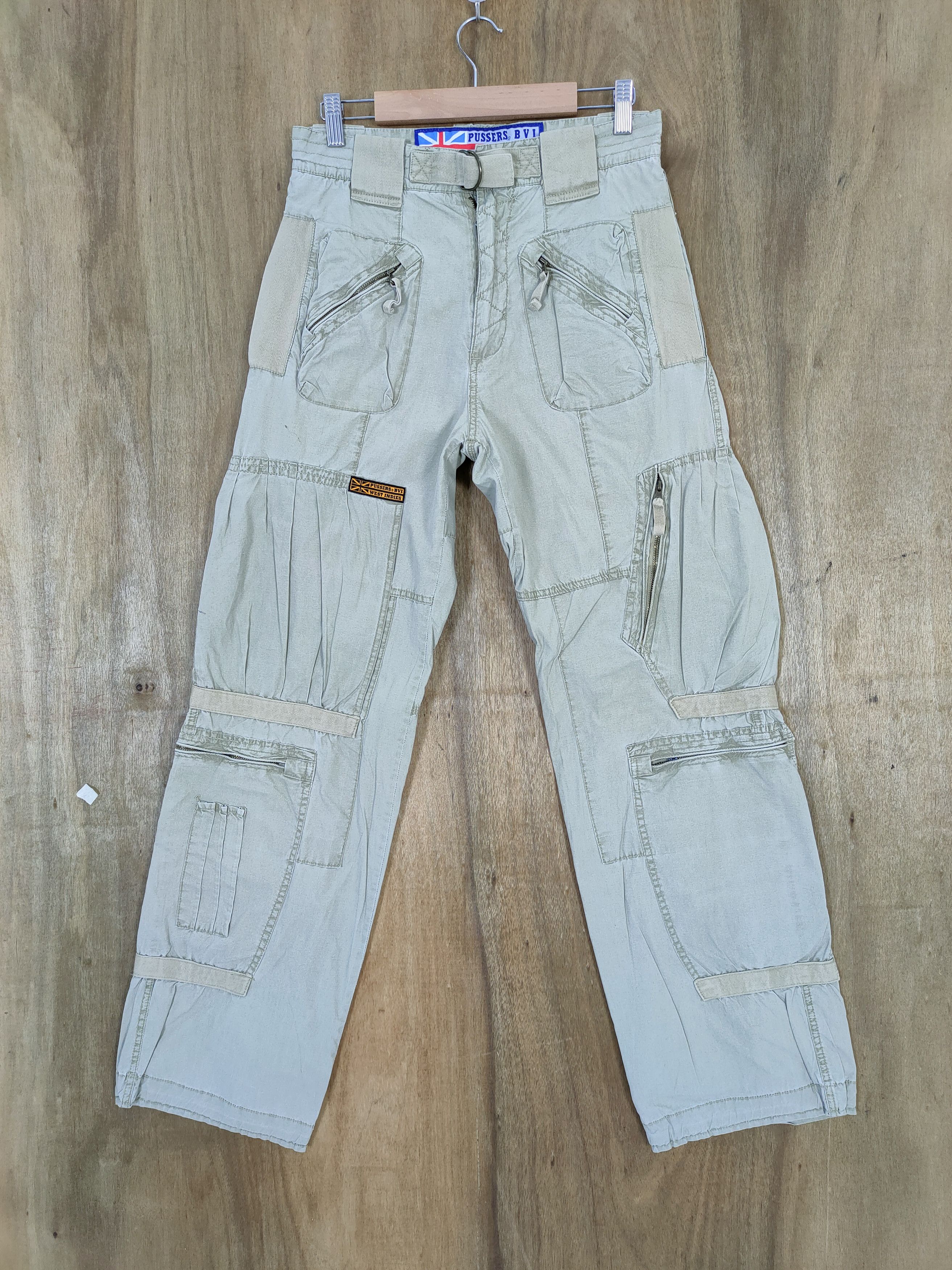 Japanese Brand JAPANESE MULTIPOCKET FADED CARGO PANTS Size US 28 / EU 44 - 1 Thumbnail