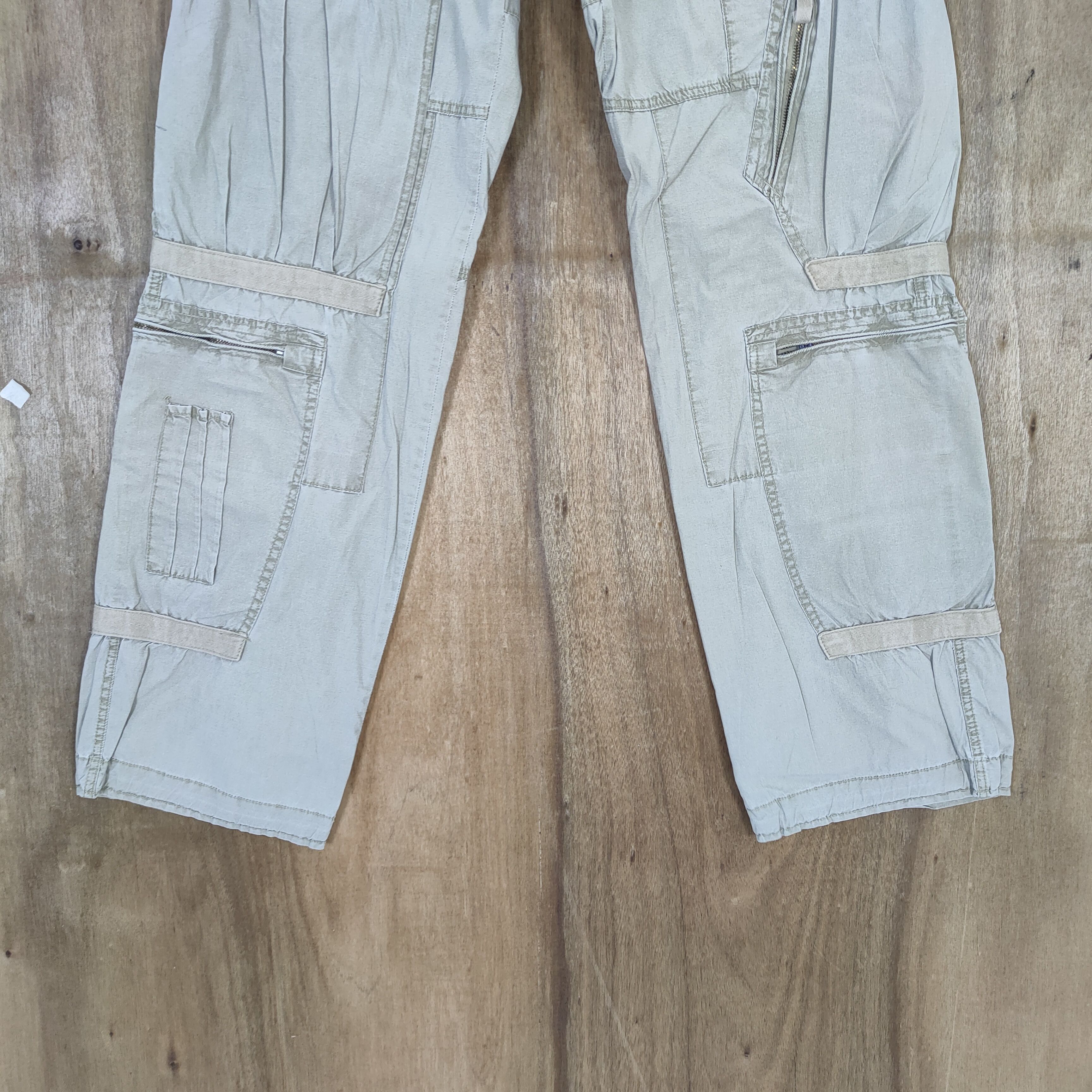 Japanese Brand JAPANESE MULTIPOCKET FADED CARGO PANTS Size US 28 / EU 44 - 3 Thumbnail