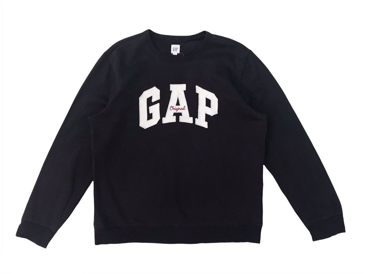 Gap Big Logo GAP Original Arch Moonless Night Sweatshirt Size US L / EU 52-54 / 3 - 1 Thumbnail