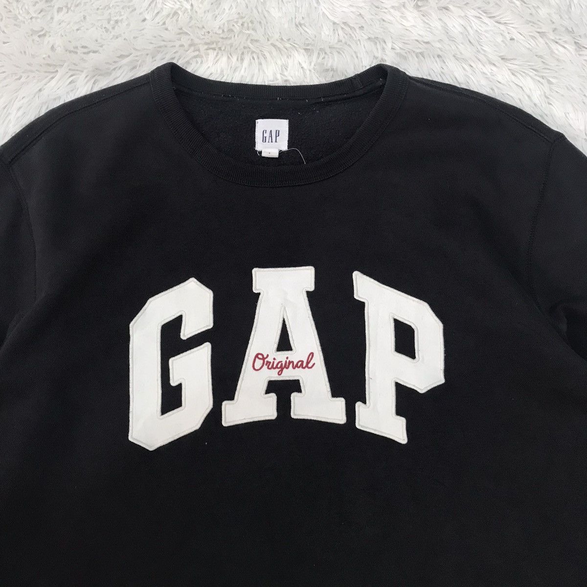 Gap Big Logo GAP Original Arch Moonless Night Sweatshirt Size US L / EU 52-54 / 3 - 7 Thumbnail