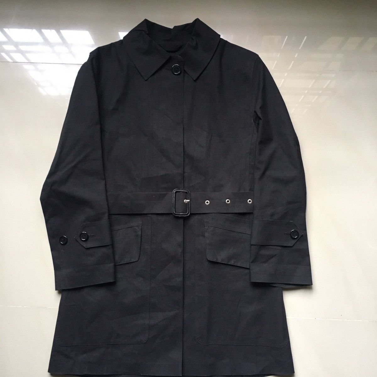 Comme des Garçons Black Black Belted Jacket