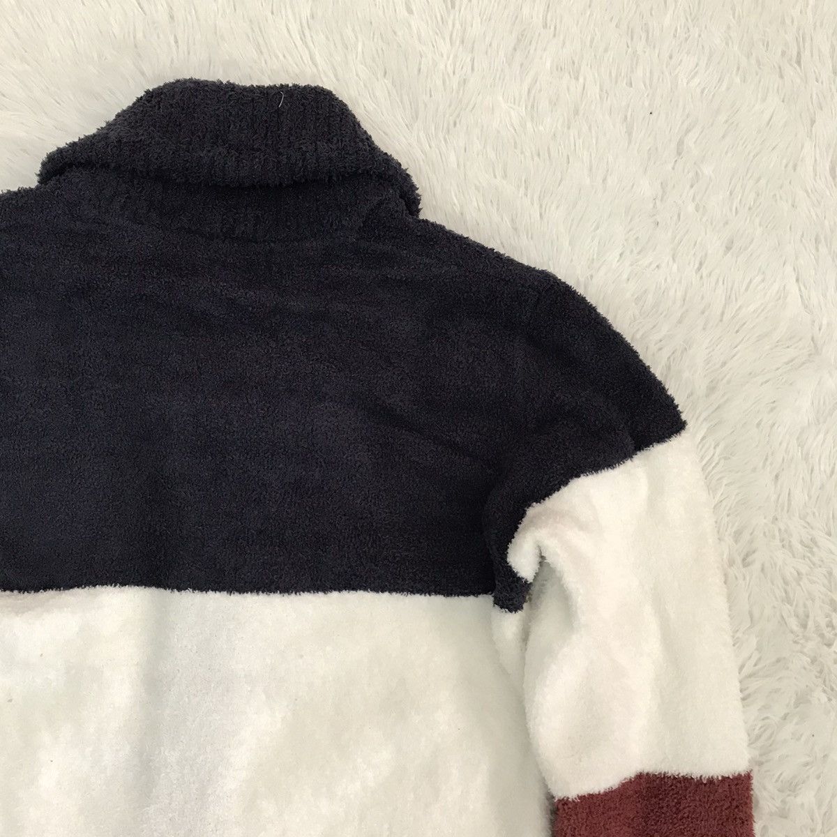 Japanese Brand Gelato Pique Homme 3 Block Colour Fleece Cardigan Sweater Size US M / EU 48-50 / 2 - 11 Thumbnail