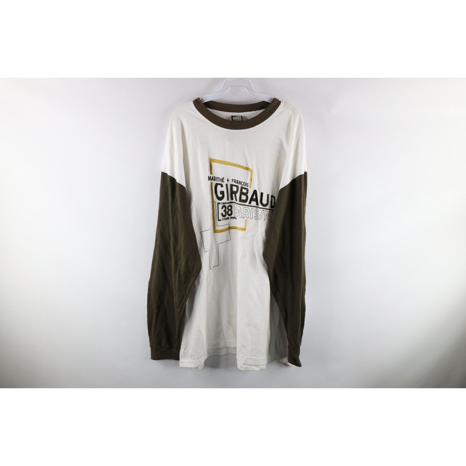 Marithe + Francois Girbaud × Vintage NOS Vintage Marithe Francois Girbaud Spell Out T-Shirt Size US XXL / EU 58 / 5 - 1 Thumbnail