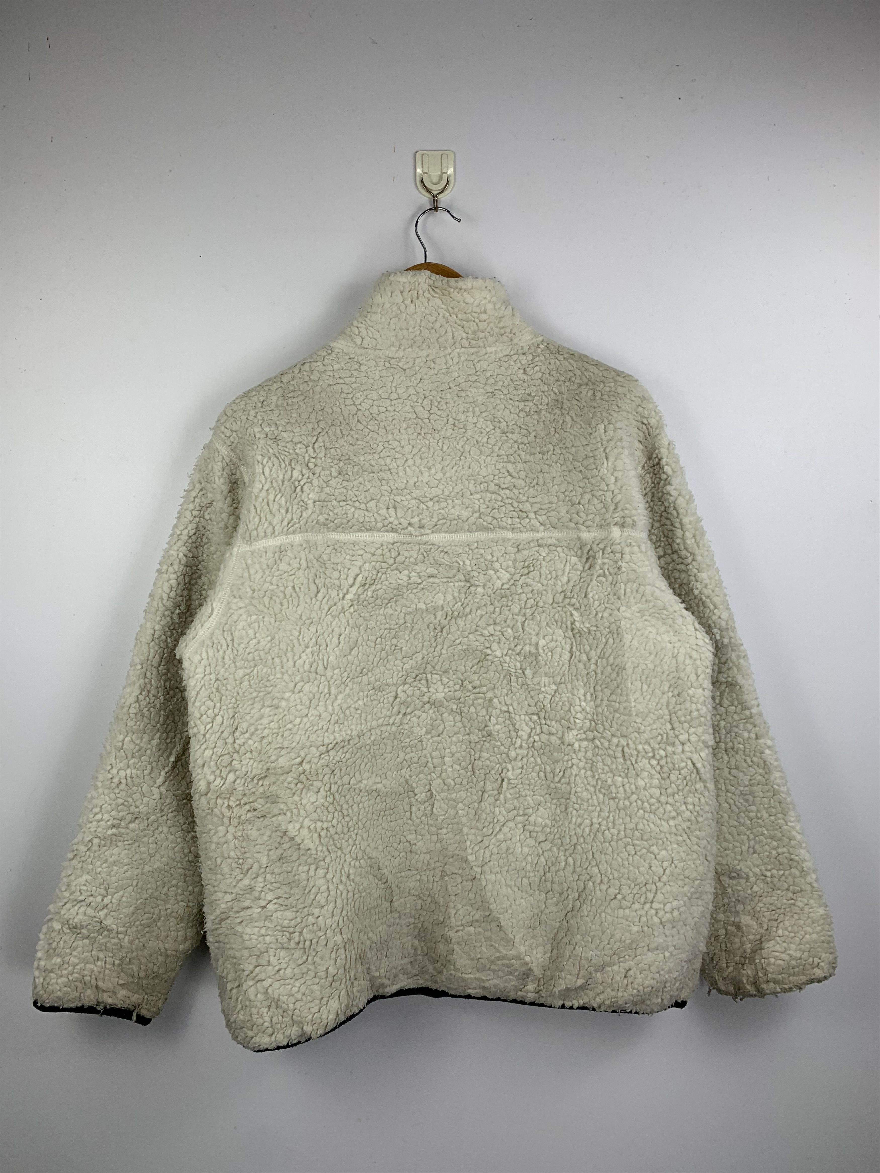 Japanese Brand × Vintage Vintage Spinns Fleece Zip Jacket - Cozy Cream Sherpa Size US M / EU 48-50 / 2 - 6 Thumbnail