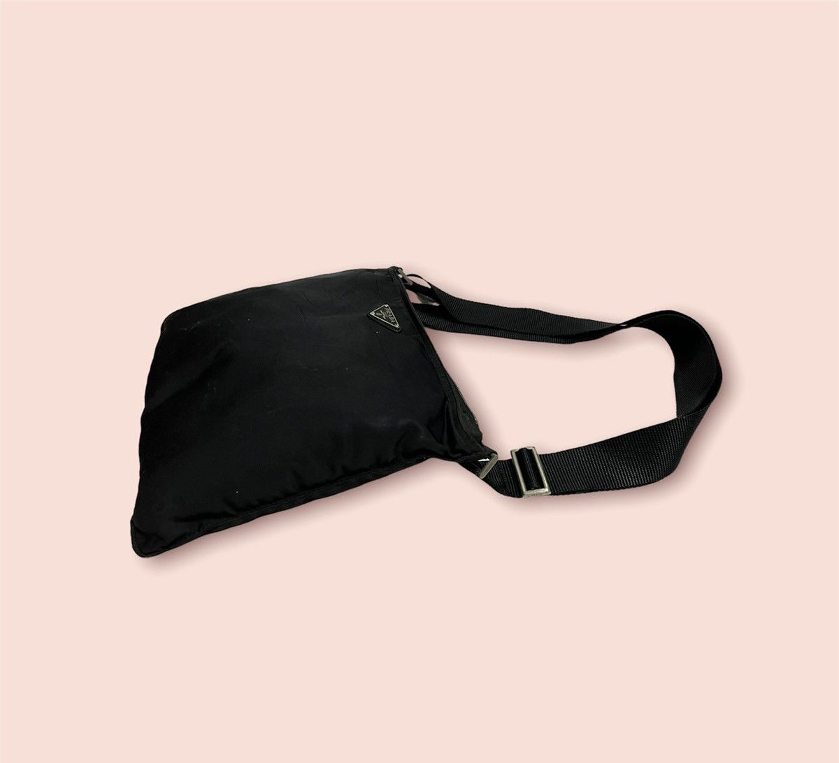 Designer × Prada × Vintage VINTAGE PRADA VINTAGE TESSUTO SLIM CROSSBODY BAG Size ONE SIZE - 5 Thumbnail