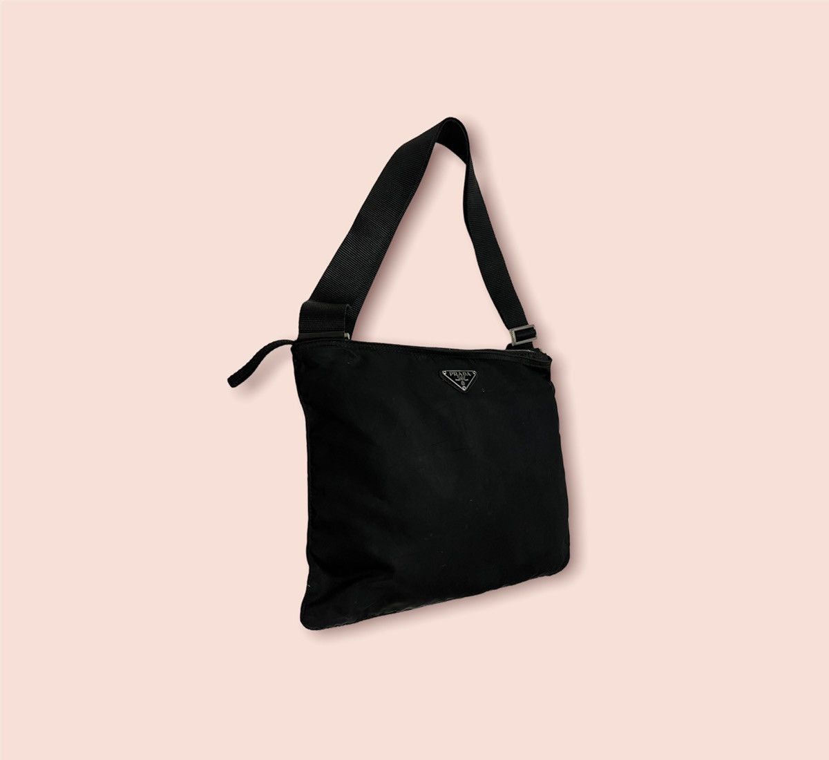Designer × Prada × Vintage VINTAGE PRADA VINTAGE TESSUTO SLIM CROSSBODY BAG Size ONE SIZE - 3 Thumbnail