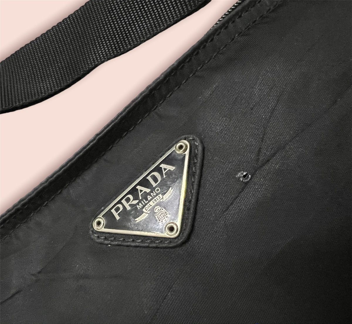 Designer × Prada × Vintage VINTAGE PRADA VINTAGE TESSUTO SLIM CROSSBODY BAG Size ONE SIZE - 10 Thumbnail