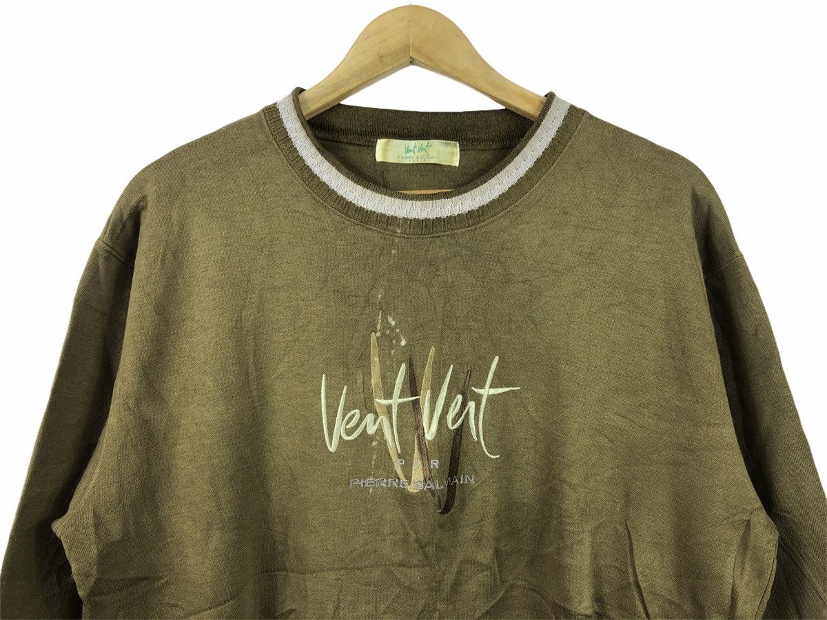 Pierre Balmain VINTAGE VENT VENT PIERRE BALMAIN PARIS GREY SWEATSHIRT Size US L / EU 52-54 / 3 - 3 Thumbnail