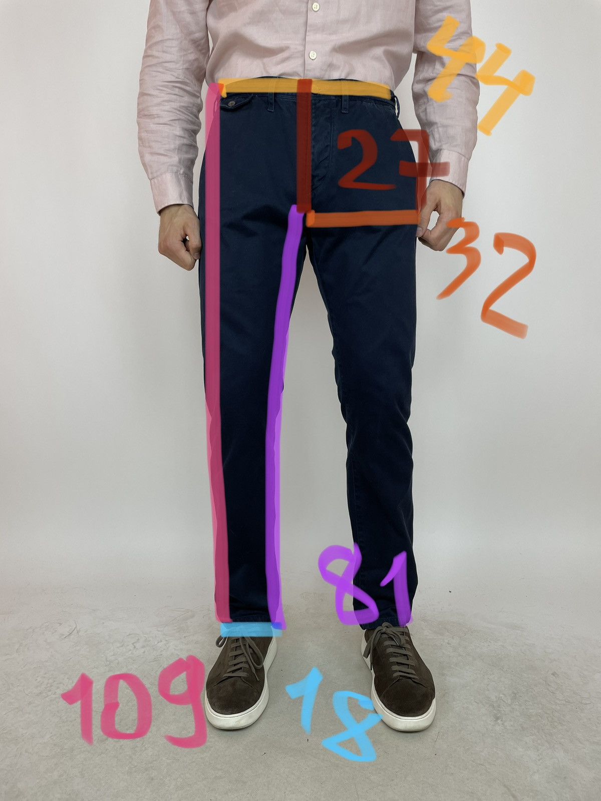 Paul Smith Paul Smith Chinos Pants Mens size 34 Size US 34 / EU 50 - 18 Thumbnail