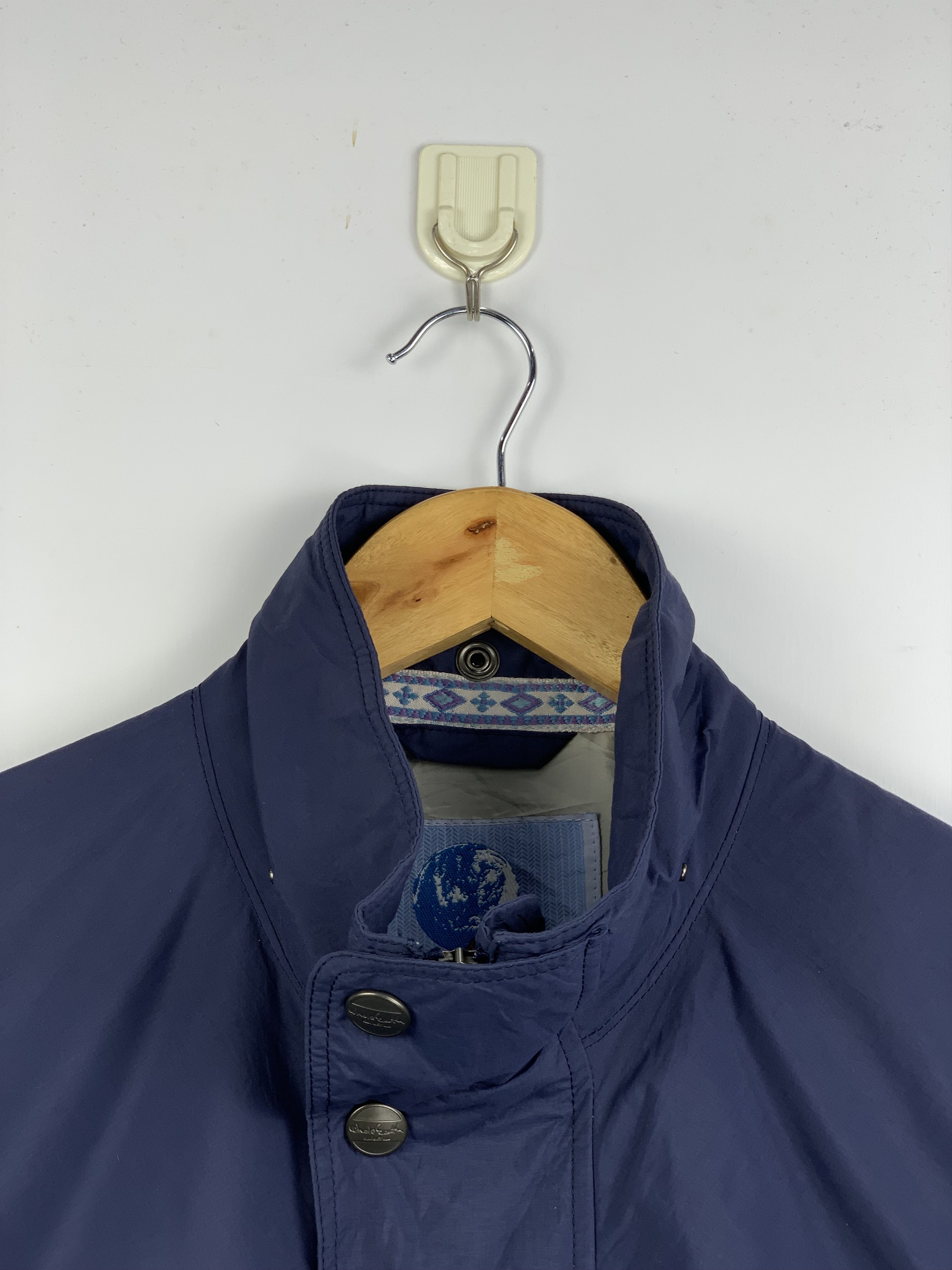 Japanese Brand Vintage Whole Earth Zip Up Light Jacket Size US S / EU 44-46 / 1 - 2 Thumbnail