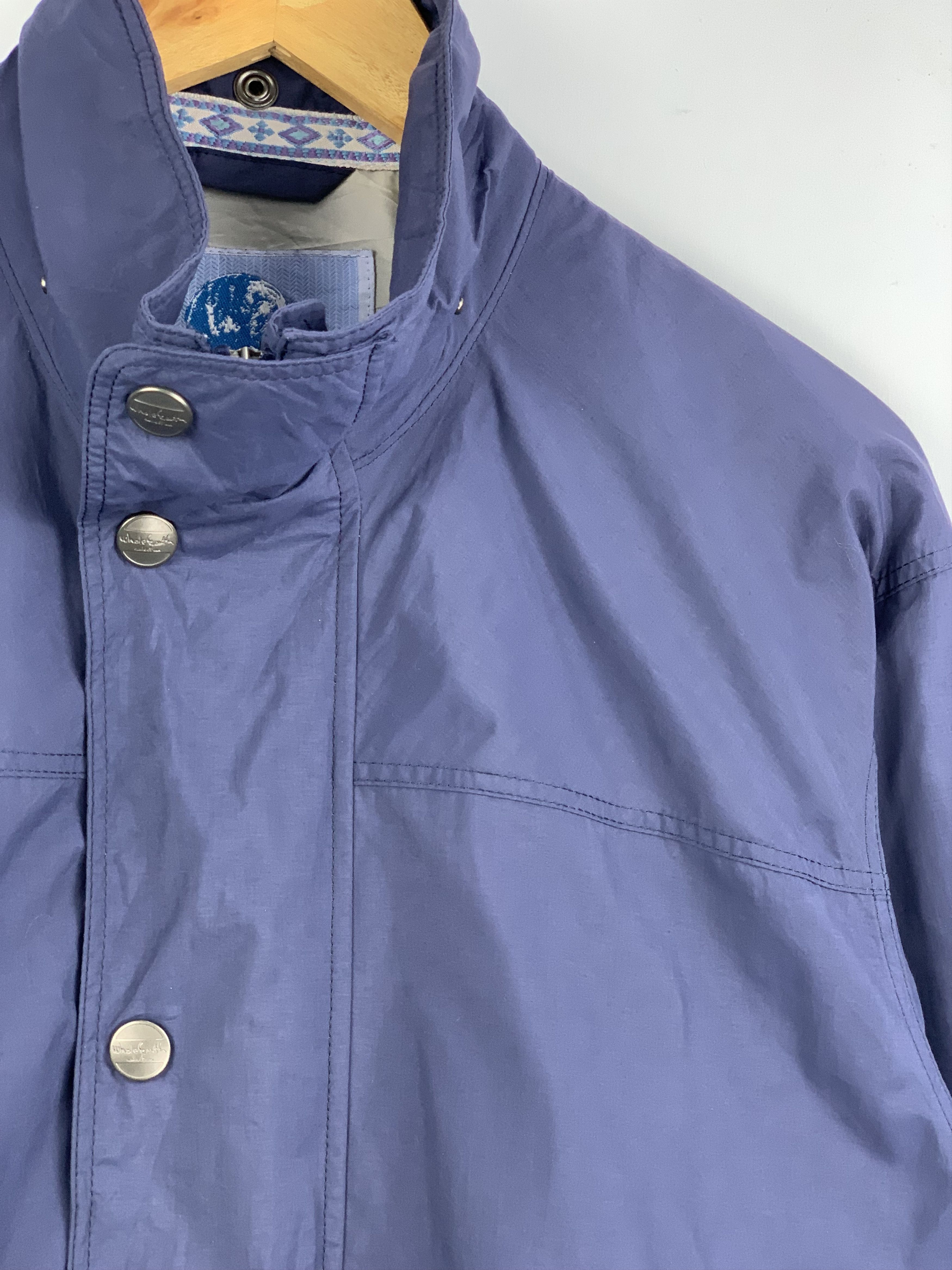 Japanese Brand Vintage Whole Earth Zip Up Light Jacket Size US S / EU 44-46 / 1 - 6 Thumbnail