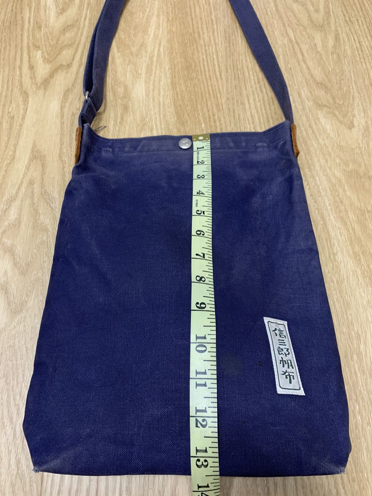 Canvas × Ichizawa Shinzaburo Hanpu × Vintage Vintage Ichizawa Shinzaburo Hanpu Sling Bag Canvas Size ONE SIZE - 15 Thumbnail