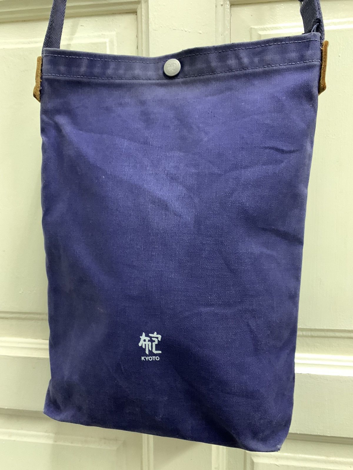 Canvas × Ichizawa Shinzaburo Hanpu × Vintage Vintage Ichizawa Shinzaburo Hanpu Sling Bag Canvas Size ONE SIZE - 8 Thumbnail
