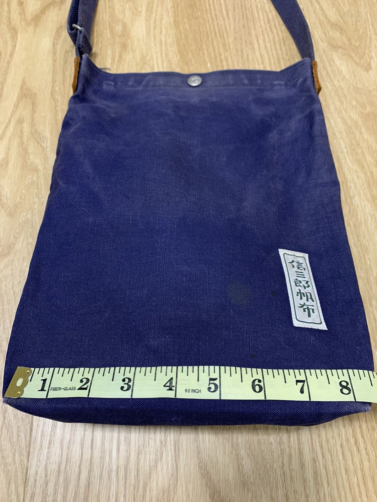 Canvas × Ichizawa Shinzaburo Hanpu × Vintage Vintage Ichizawa Shinzaburo Hanpu Sling Bag Canvas Size ONE SIZE - 16 Thumbnail