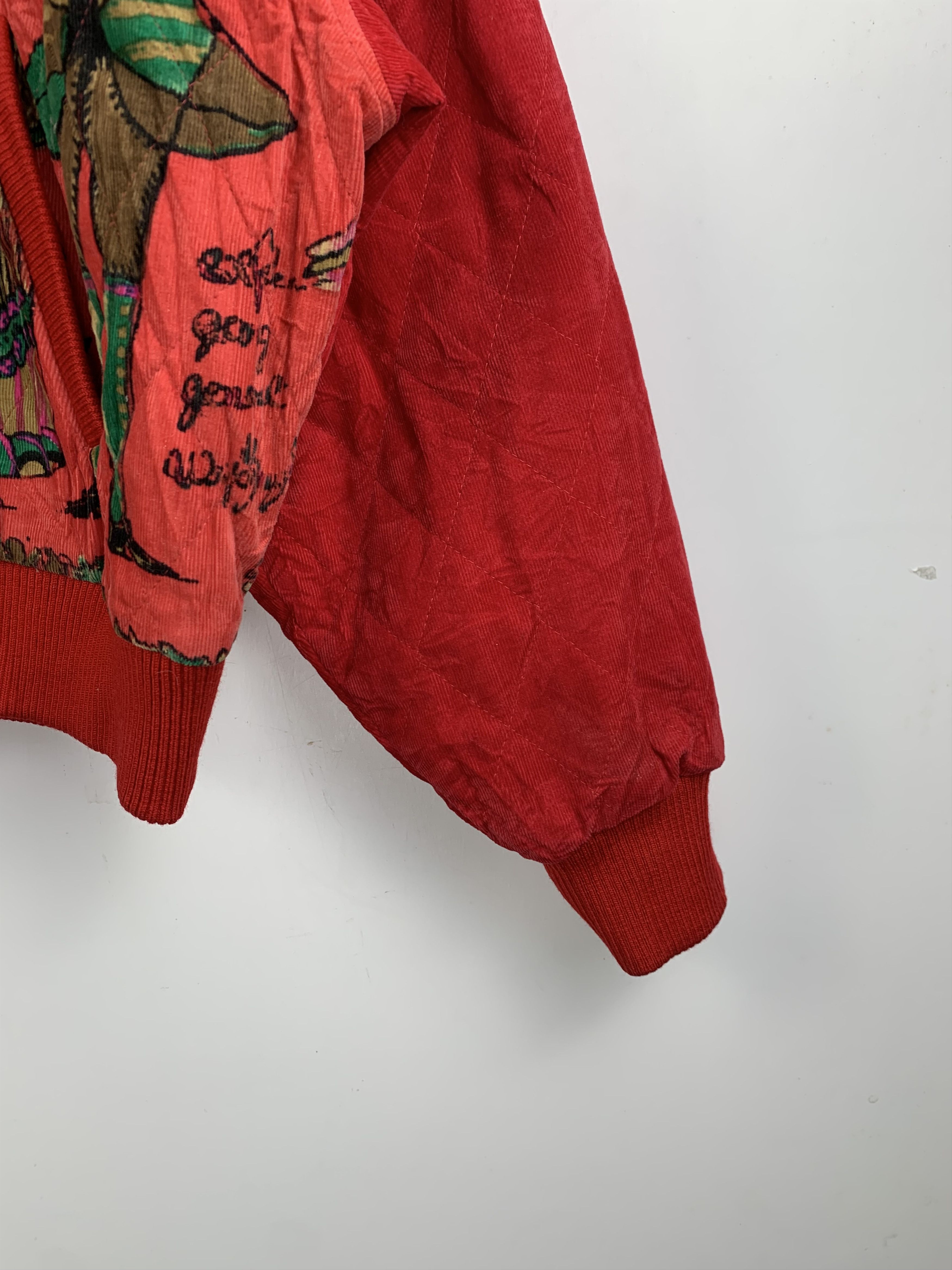 Vintage Vintage Henri Luc Chapuis Graphic Quilted Hooded Bomber Size US XL / EU 56 / 4 - 7 Thumbnail