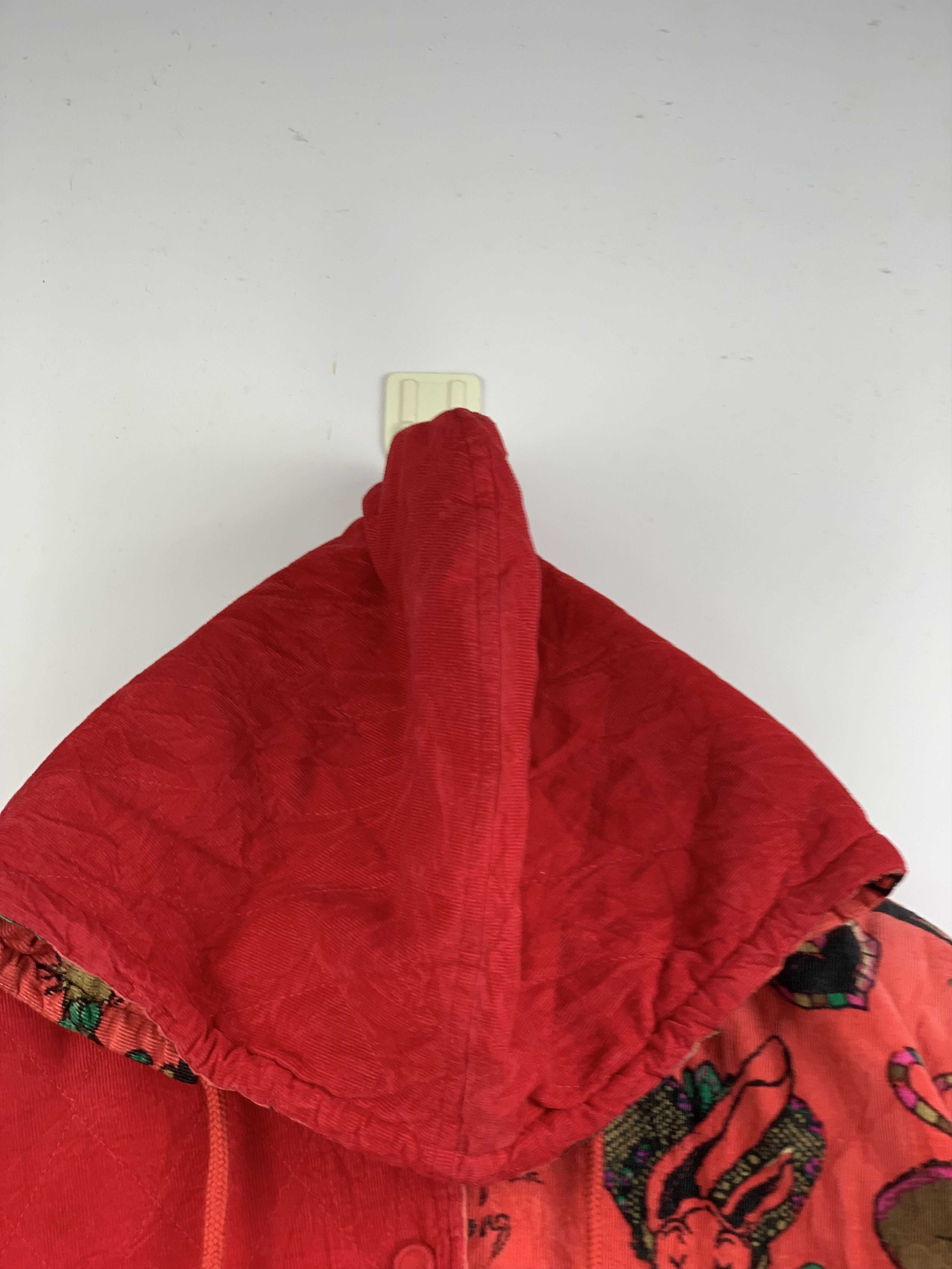 Vintage Vintage Henri Luc Chapuis Graphic Quilted Hooded Bomber Size US XL / EU 56 / 4 - 2 Thumbnail