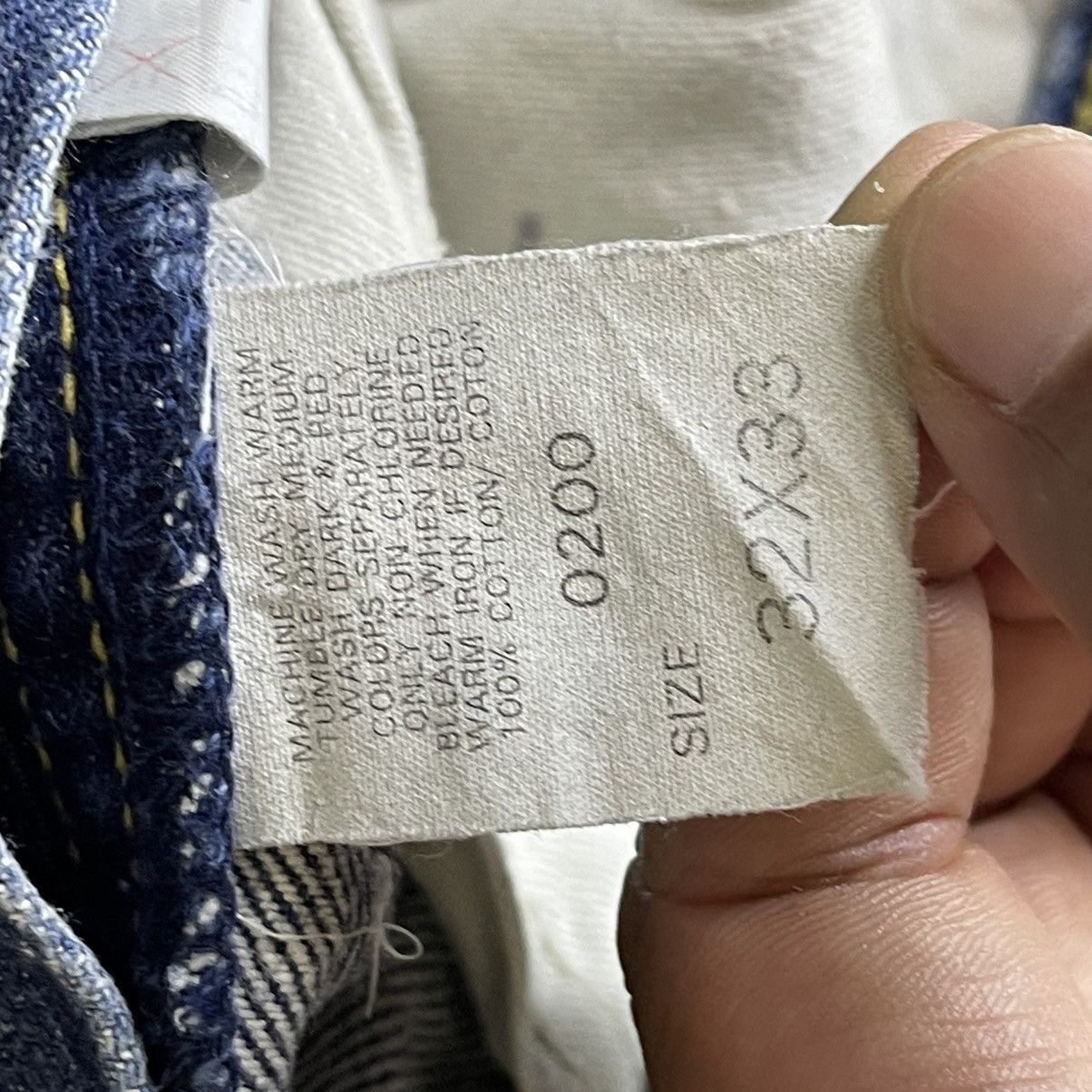 Lee × Vintage 29x27 Vintage 90s Lee Rider Sanforized Distressed Denim Size US 29 - 15 Thumbnail