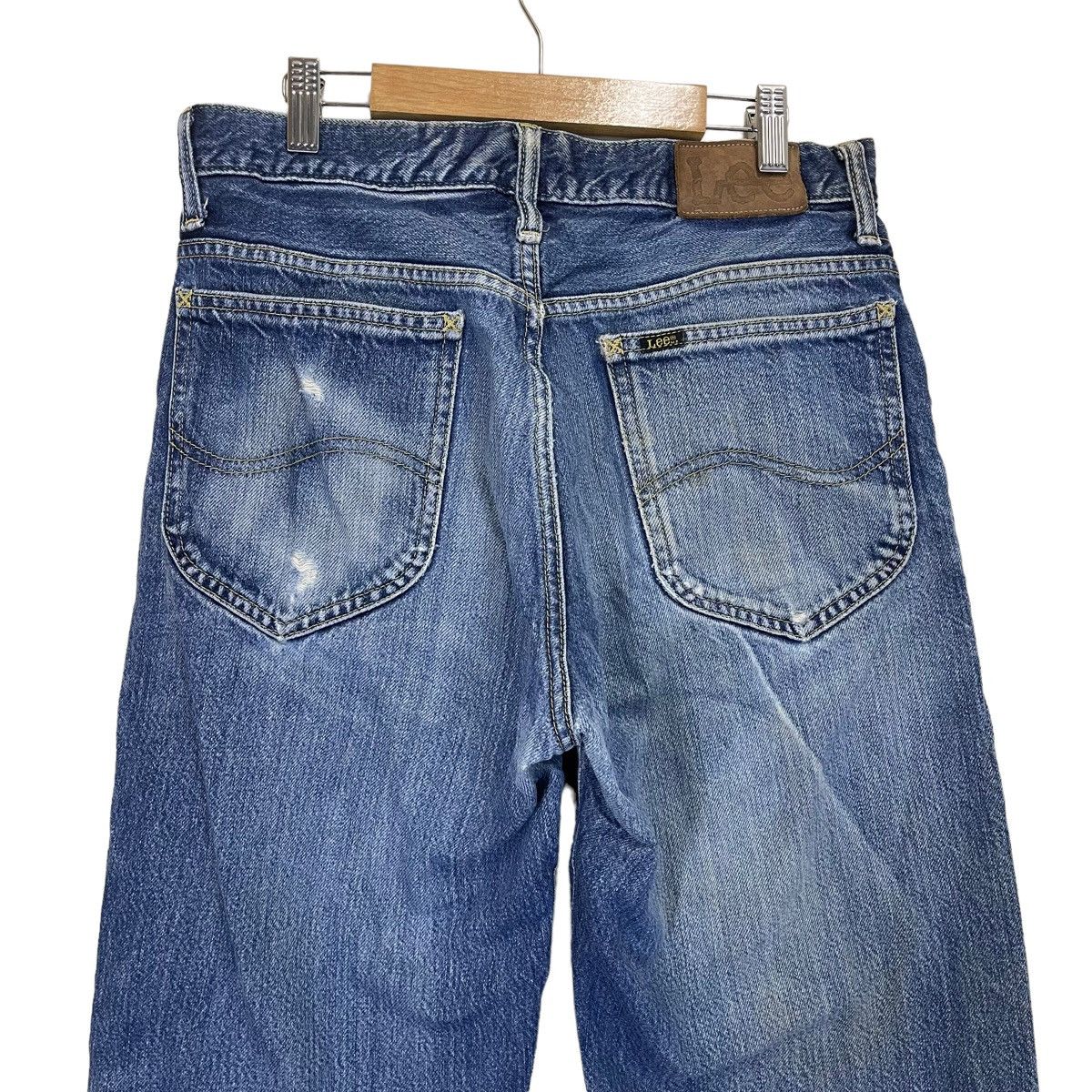 Lee × Vintage 29x27 Vintage 90s Lee Rider Sanforized Distressed Denim Size US 29 - 8 Thumbnail