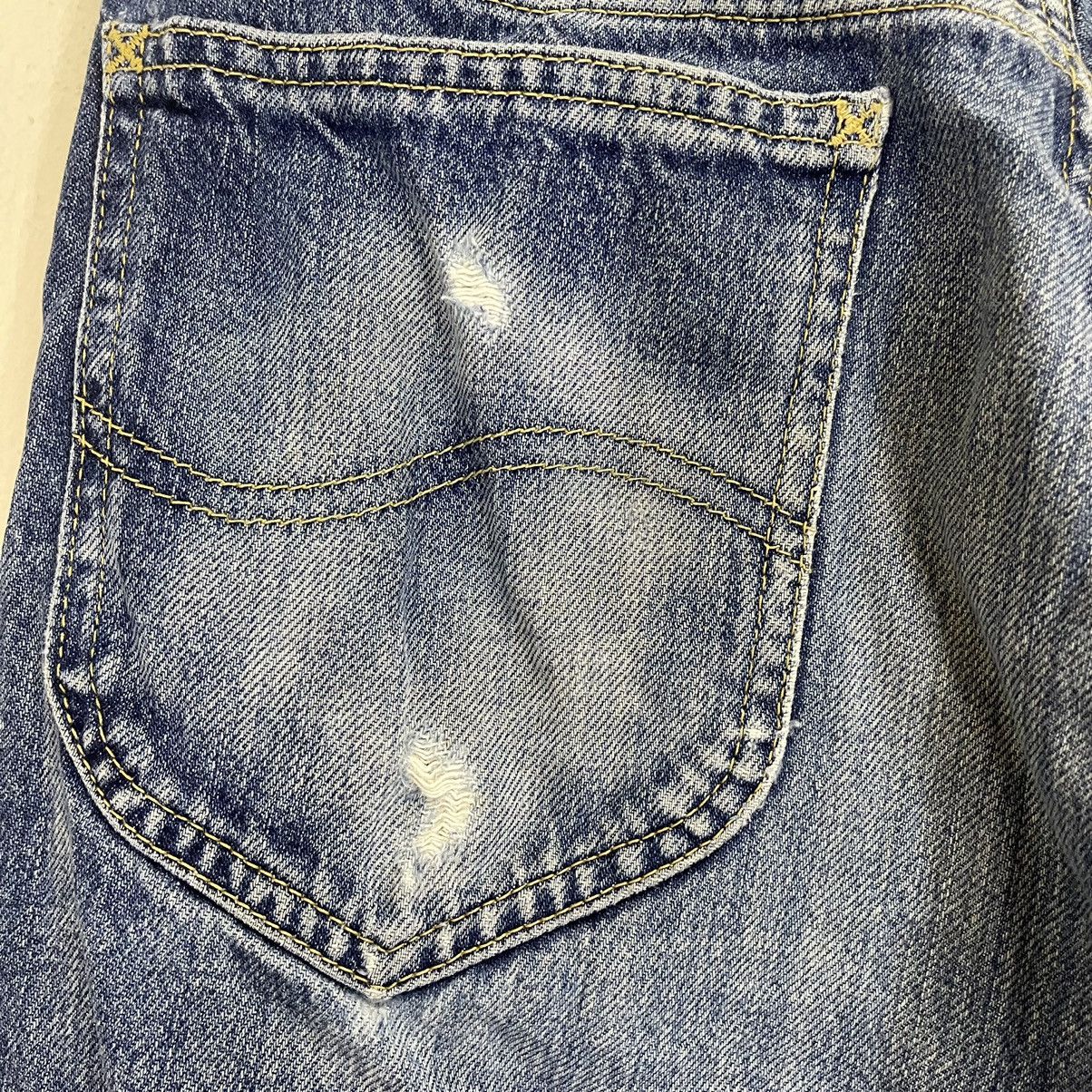 Lee × Vintage 29x27 Vintage 90s Lee Rider Sanforized Distressed Denim Size US 29 - 10 Thumbnail
