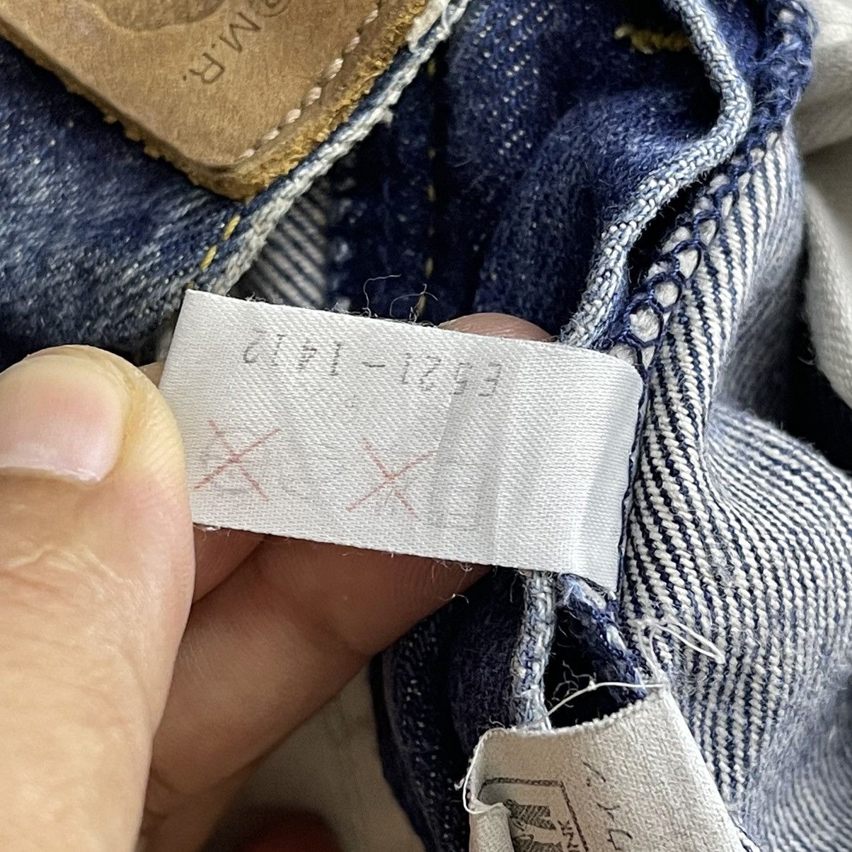 Lee × Vintage 29x27 Vintage 90s Lee Rider Sanforized Distressed Denim Size US 29 - 17 Thumbnail
