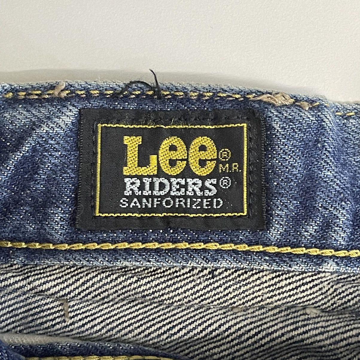 Lee × Vintage 29x27 Vintage 90s Lee Rider Sanforized Distressed Denim Size US 29 - 13 Thumbnail