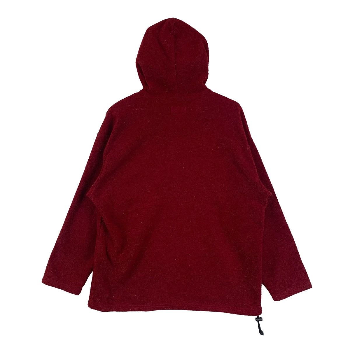 Kangol × Vintage KANGOL England Casualwear Fleece Half Button Hoodie Pullover Size US M / EU 48-50 / 2 - 2 Thumbnail