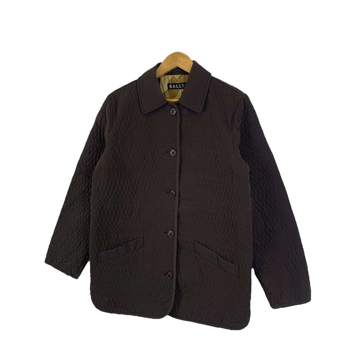Bally × Vintage BALLY Swiss Luxury Fashion Design Full Button Quilted Jacket Size US M / EU 48-50 / 2 - 4 Thumbnail