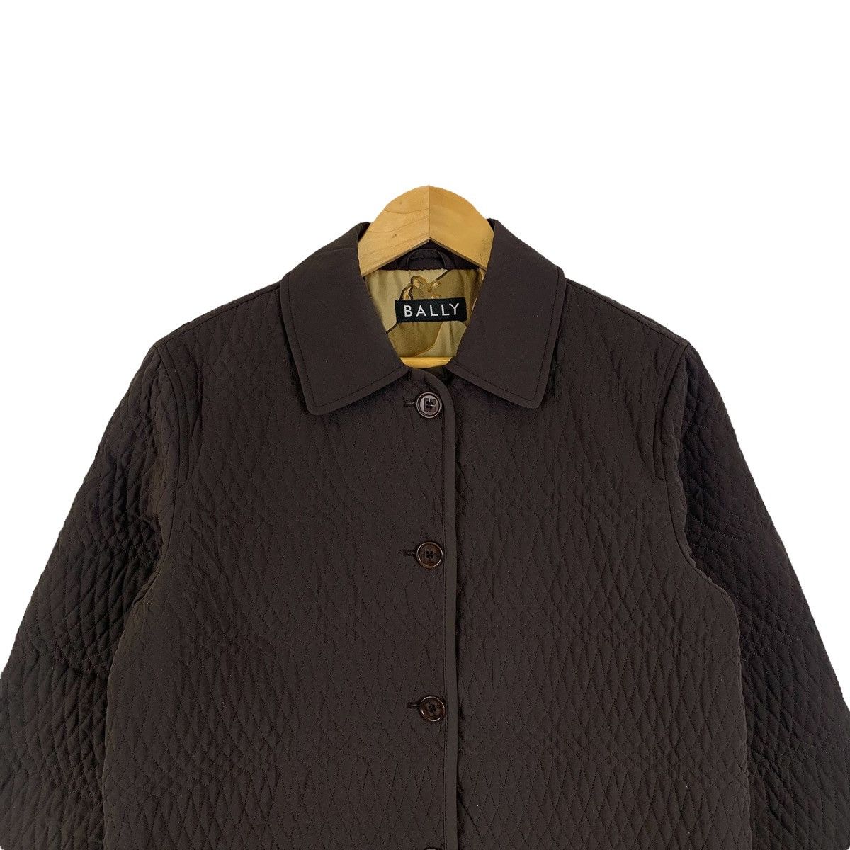 Bally × Vintage BALLY Swiss Luxury Fashion Design Full Button Quilted Jacket Size US M / EU 48-50 / 2 - 5 Thumbnail