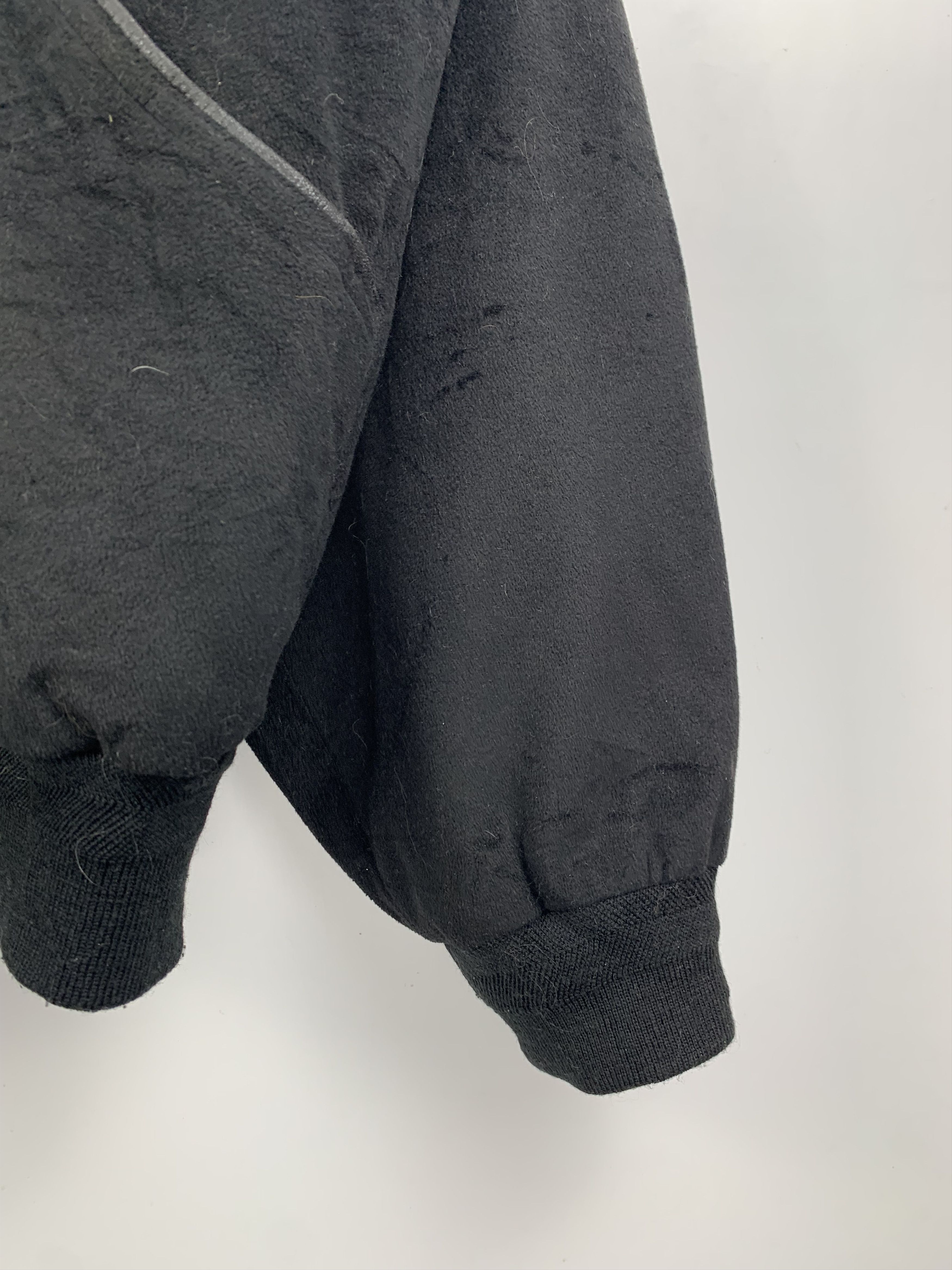 Japanese Brand Vintage INTL PARIS Fleece Bomber Jacket Black XL Size US XL / EU 56 / 4 - 7 Thumbnail