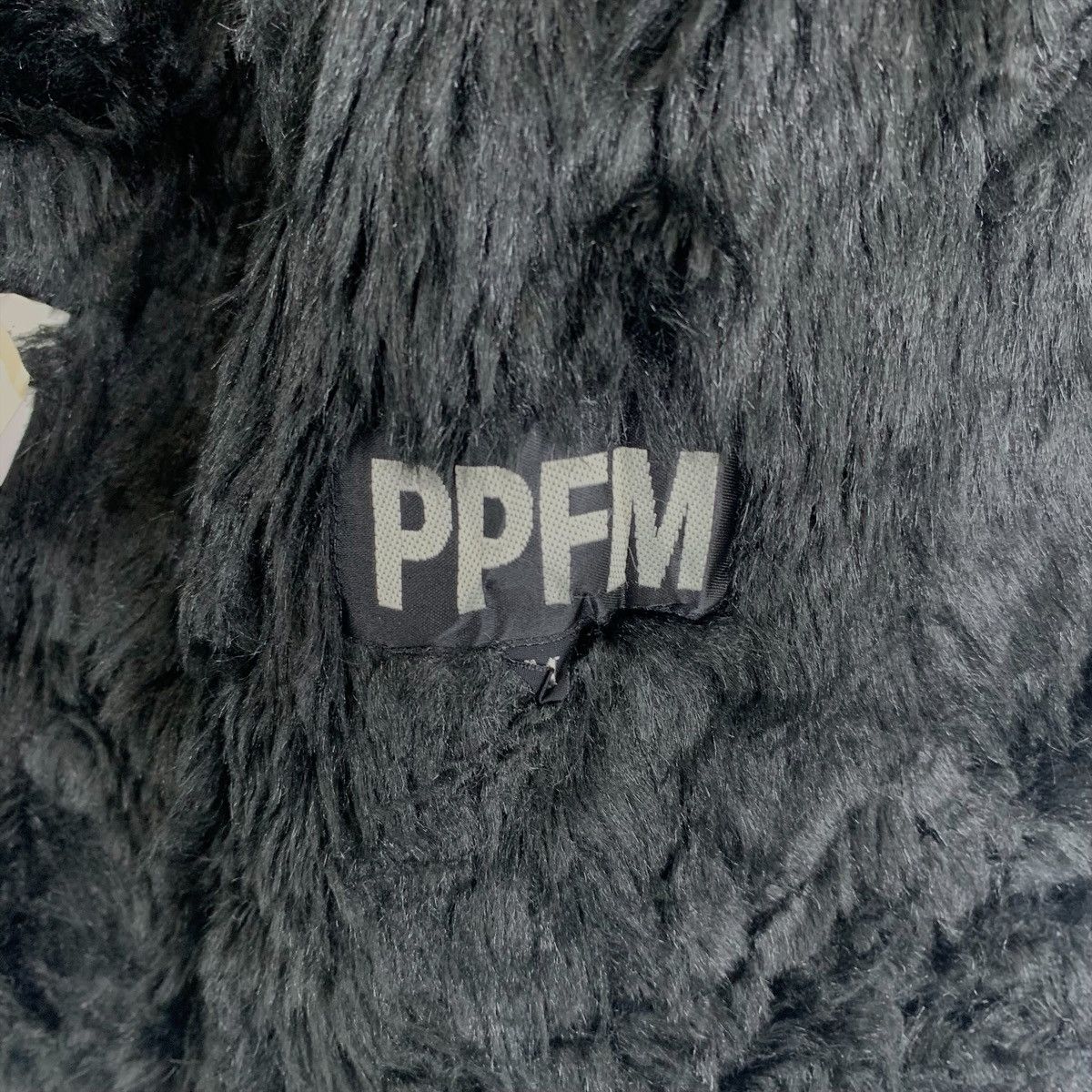 Japanese Brand × PPFM × Vintage PPFM Japanese Brand Design Wool Faux Fur Bomber Jacket Size US M / EU 48-50 / 2 - 6 Thumbnail