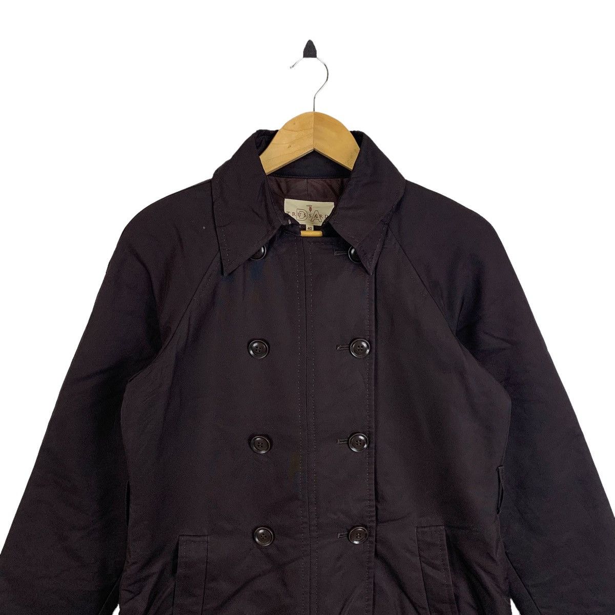 Trussardi × Vintage TRUSSARDI Casualwear Fashion Designer Button Peacoats Jacket Size US S / EU 44-46 / 1 - 5 Thumbnail