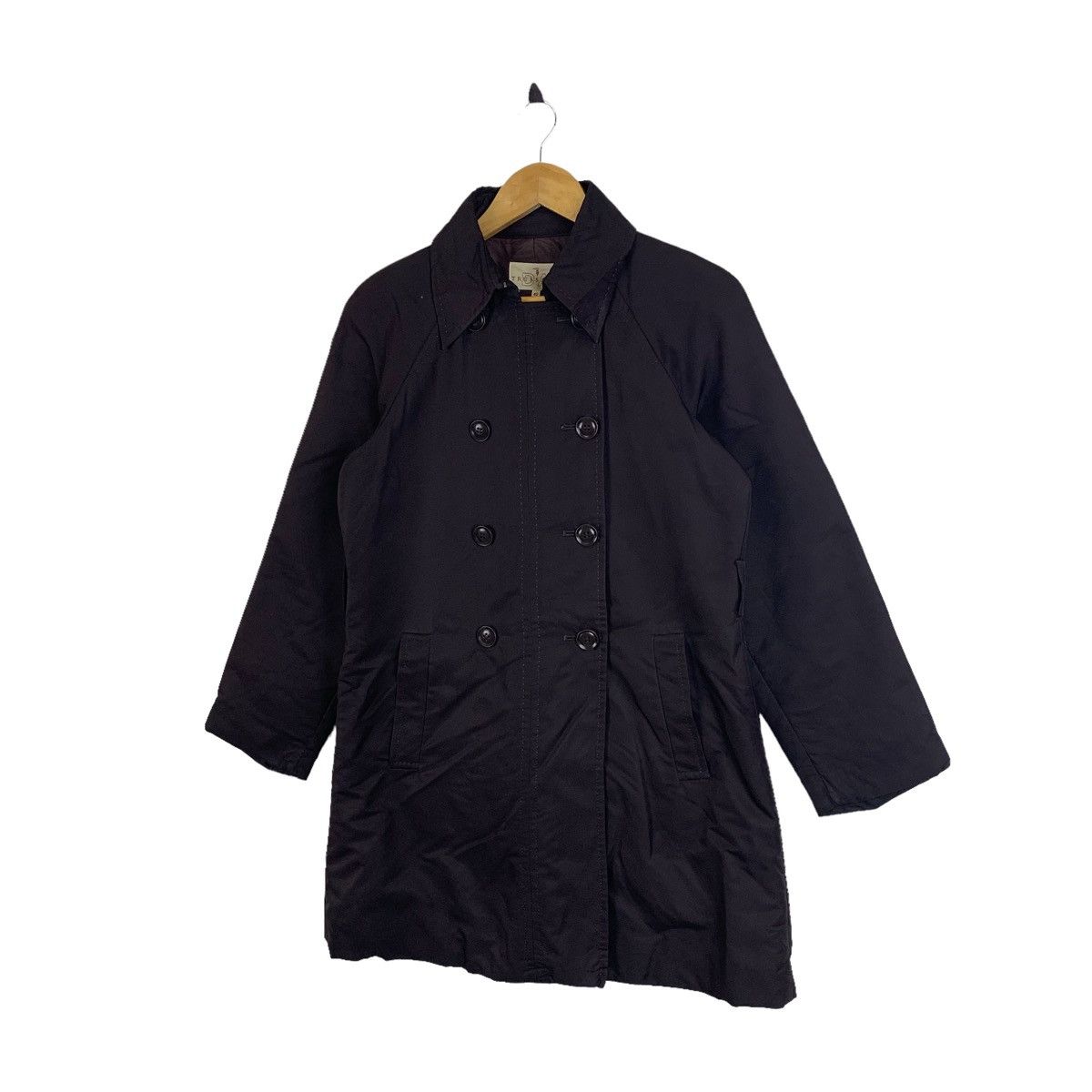 Trussardi × Vintage TRUSSARDI Casualwear Fashion Designer Button Peacoats Jacket Size US S / EU 44-46 / 1 - 4 Thumbnail