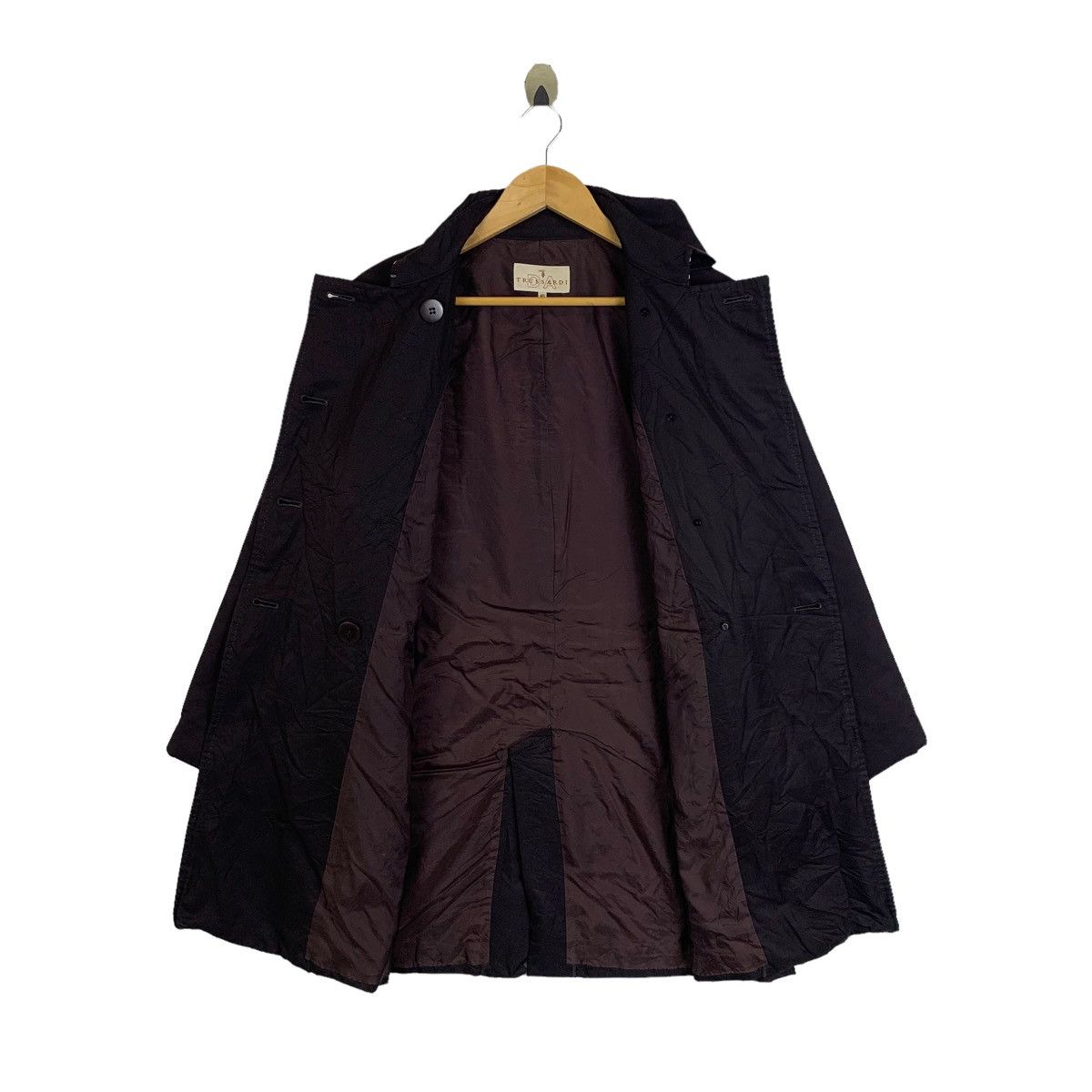 Trussardi × Vintage TRUSSARDI Casualwear Fashion Designer Button Peacoats Jacket Size US S / EU 44-46 / 1 - 3 Thumbnail