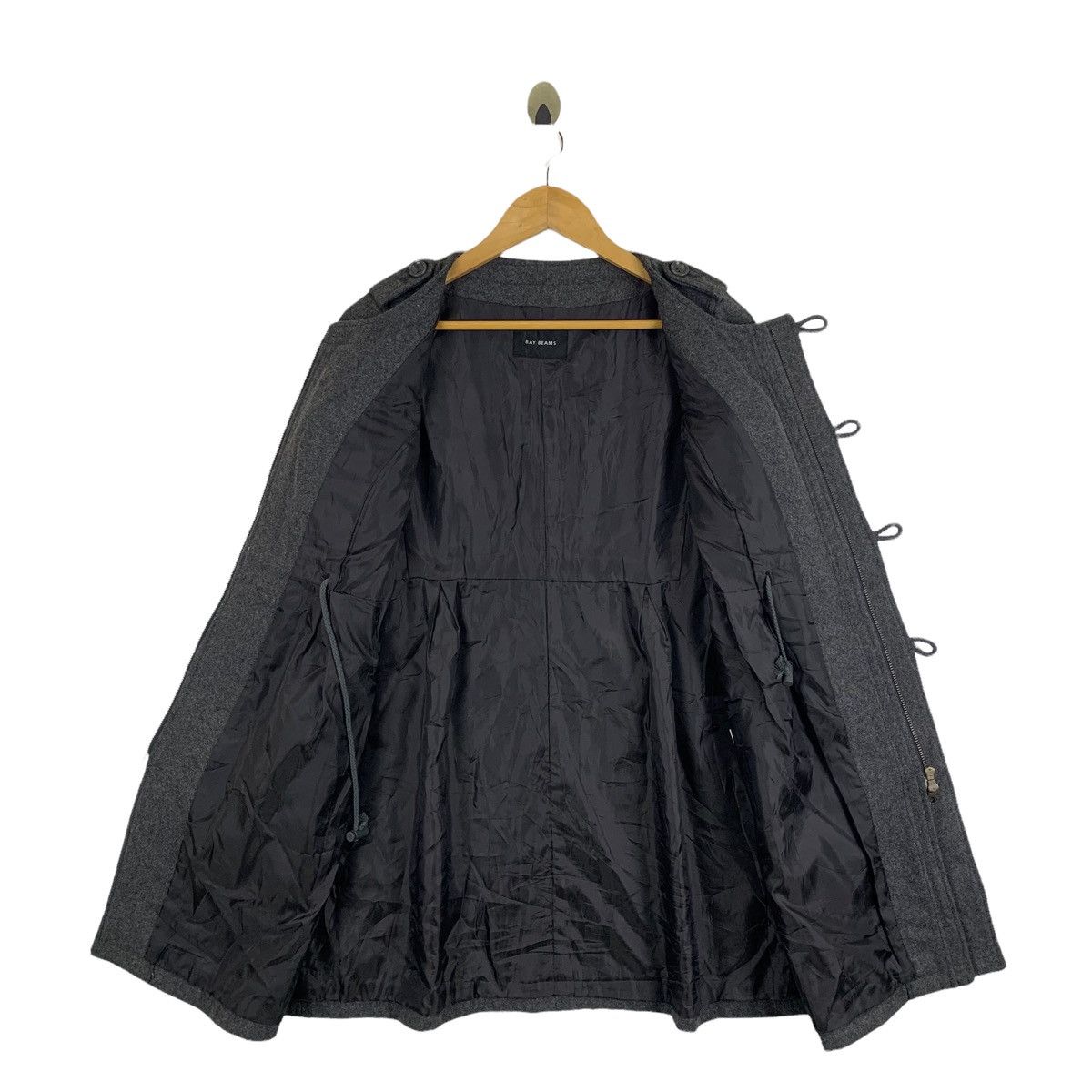 Beams Plus × Japanese Brand × Vintage Vintage RAY BEAMS Japanese Brand Wool Long Coat Jacket Size US M / EU 48-50 / 2 - 3 Thumbnail