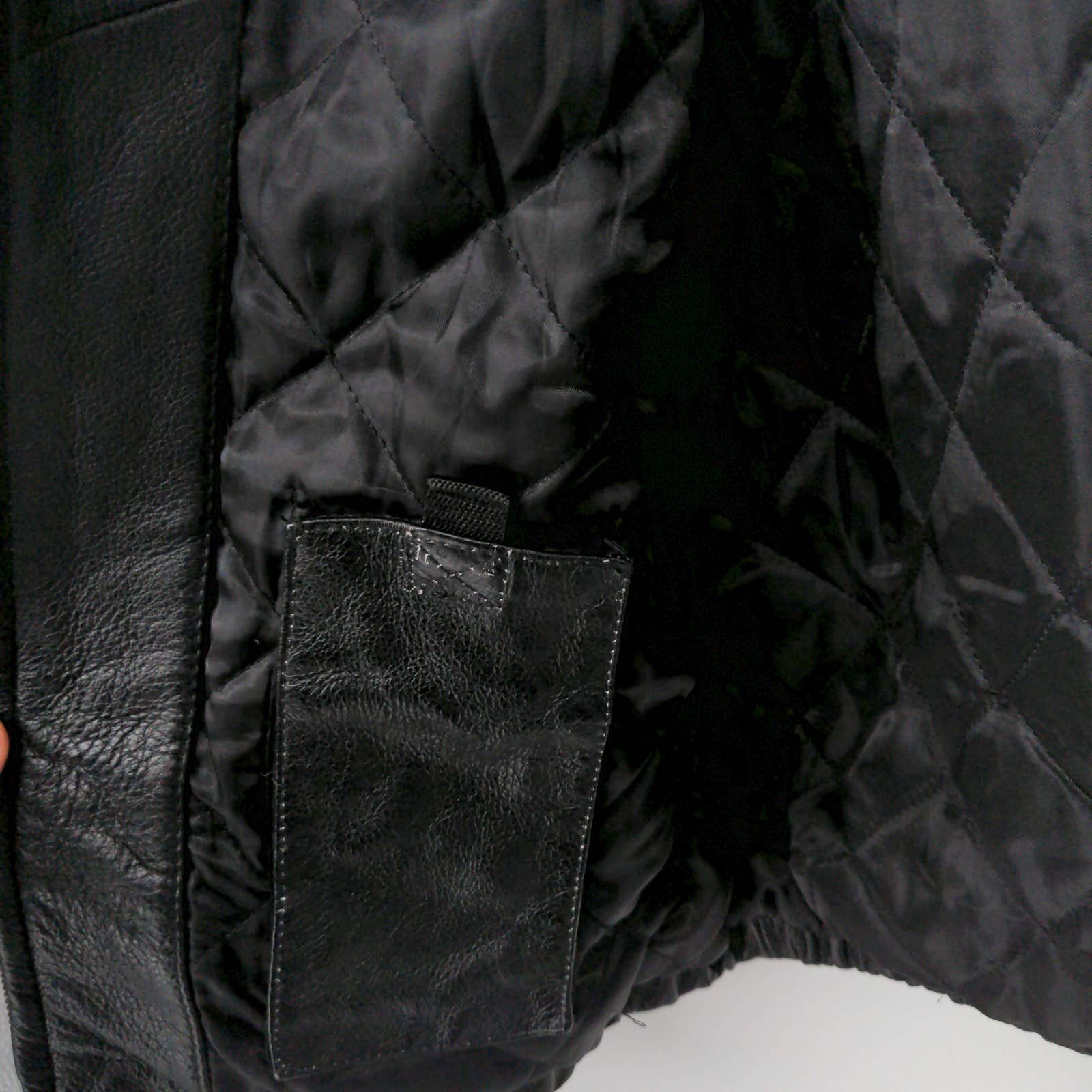 Knightsbridge × Vintage Knightsbridge Leather Motorcycle Jacket Bomber Flight Biker Size US M / EU 48-50 / 2 - 4 Thumbnail
