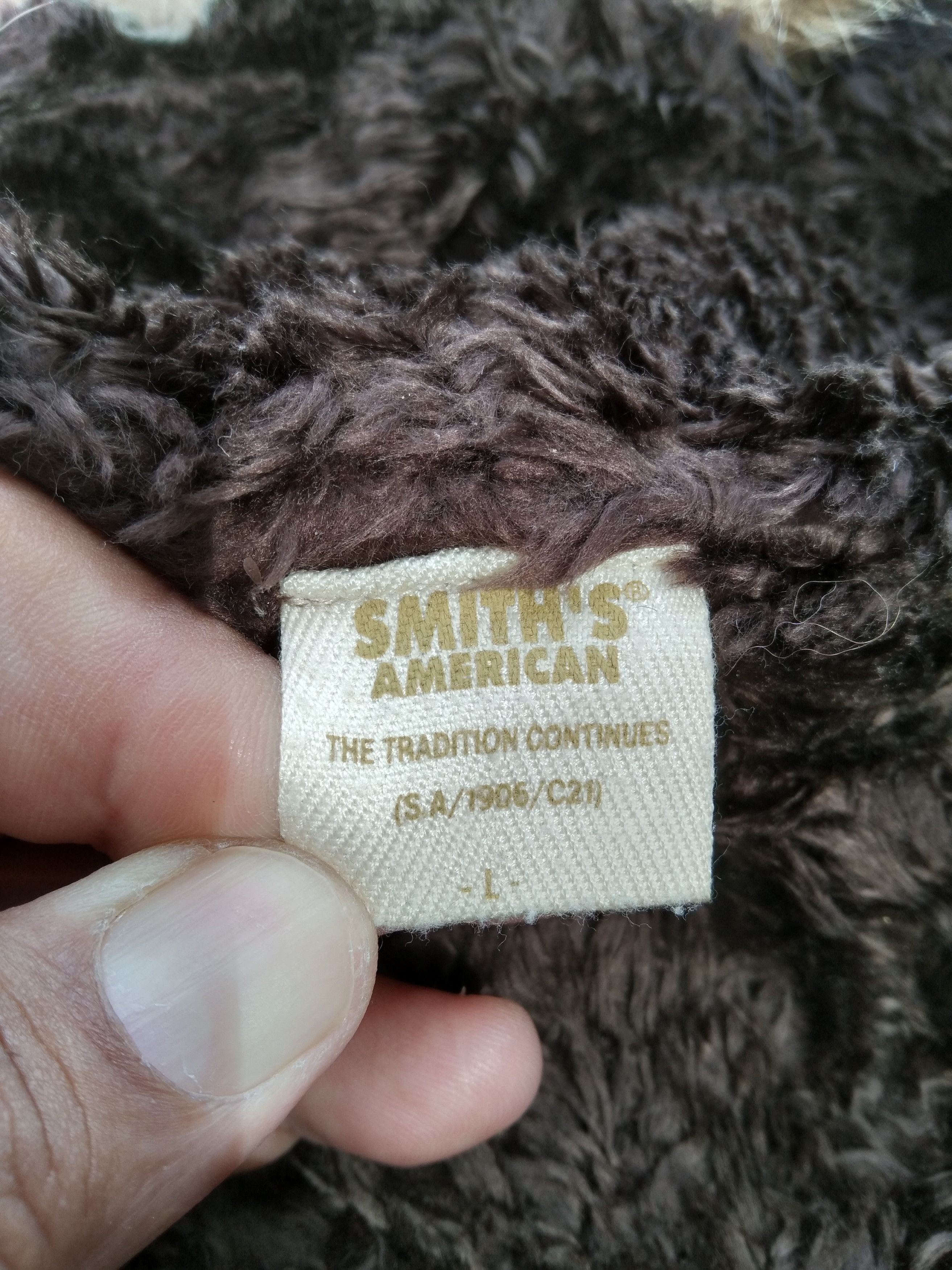 Vintage VINTAGE SMITH'S AMERICANA FAUX FUR HOODIE JACKET Size US M / EU 48-50 / 2 - 13 Thumbnail