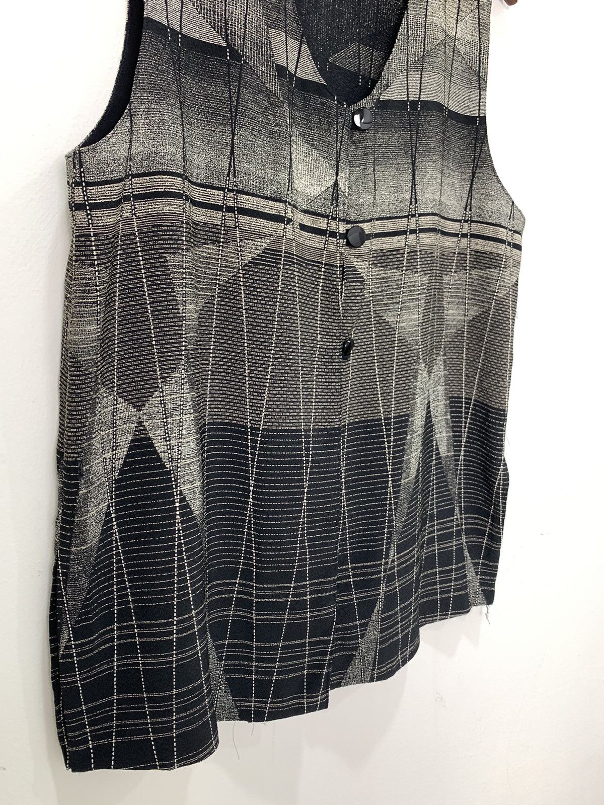 Japanese Brand URBAN Rare Art Pattern Fullprint Button Dress Cardigan Vest Size S / US 4 / IT 40 - 5 Thumbnail