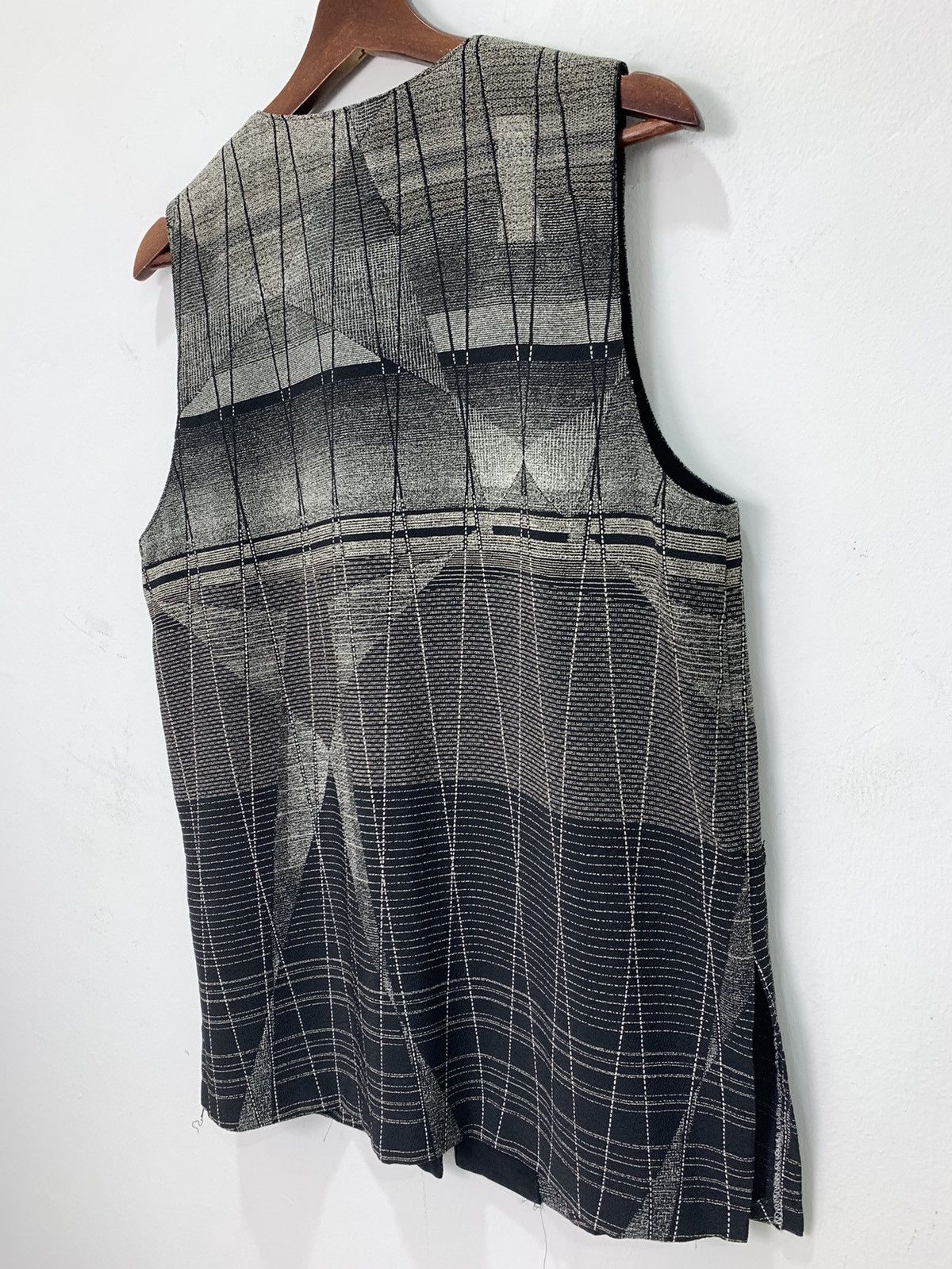 Japanese Brand URBAN Rare Art Pattern Fullprint Button Dress Cardigan Vest Size S / US 4 / IT 40 - 12 Thumbnail