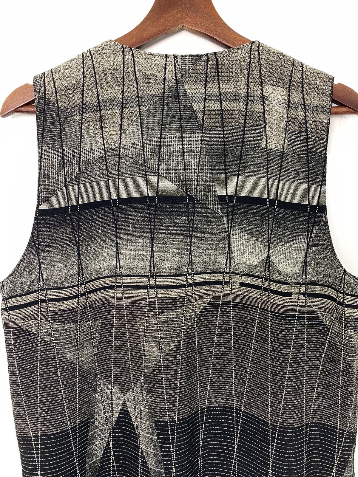 Japanese Brand URBAN Rare Art Pattern Fullprint Button Dress Cardigan Vest Size S / US 4 / IT 40 - 9 Thumbnail