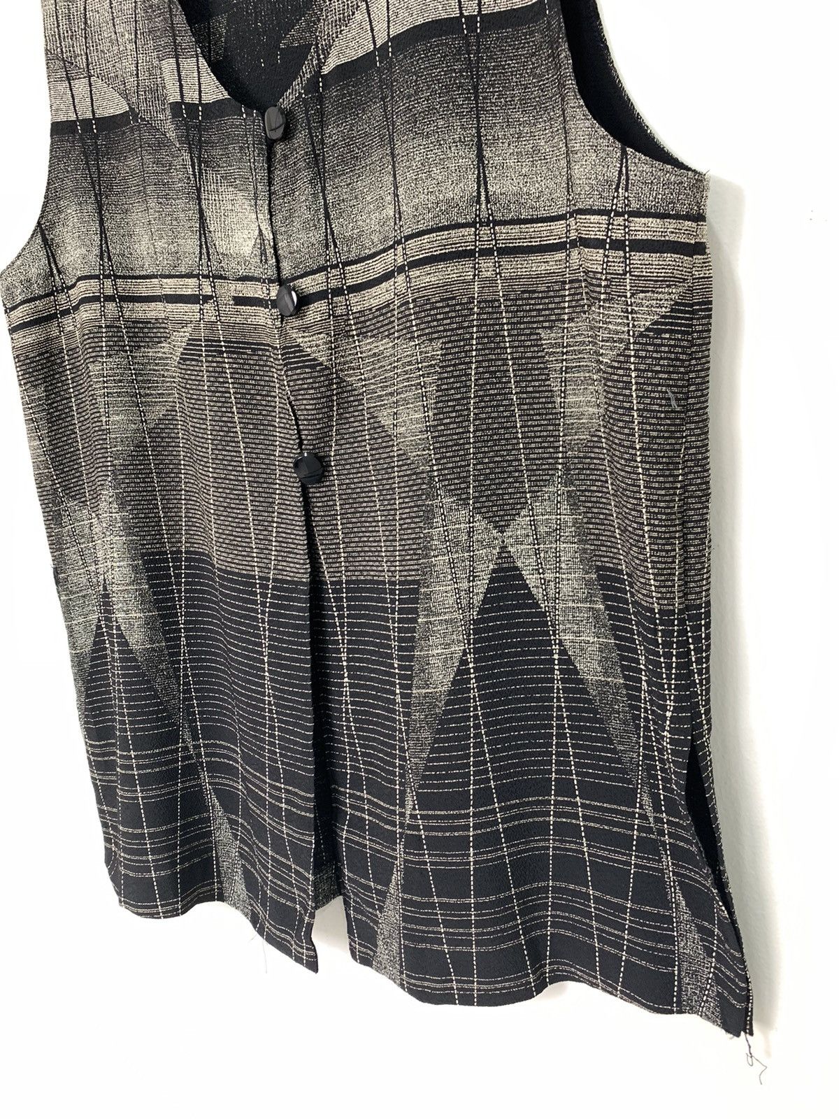 Japanese Brand URBAN Rare Art Pattern Fullprint Button Dress Cardigan Vest Size S / US 4 / IT 40 - 7 Thumbnail