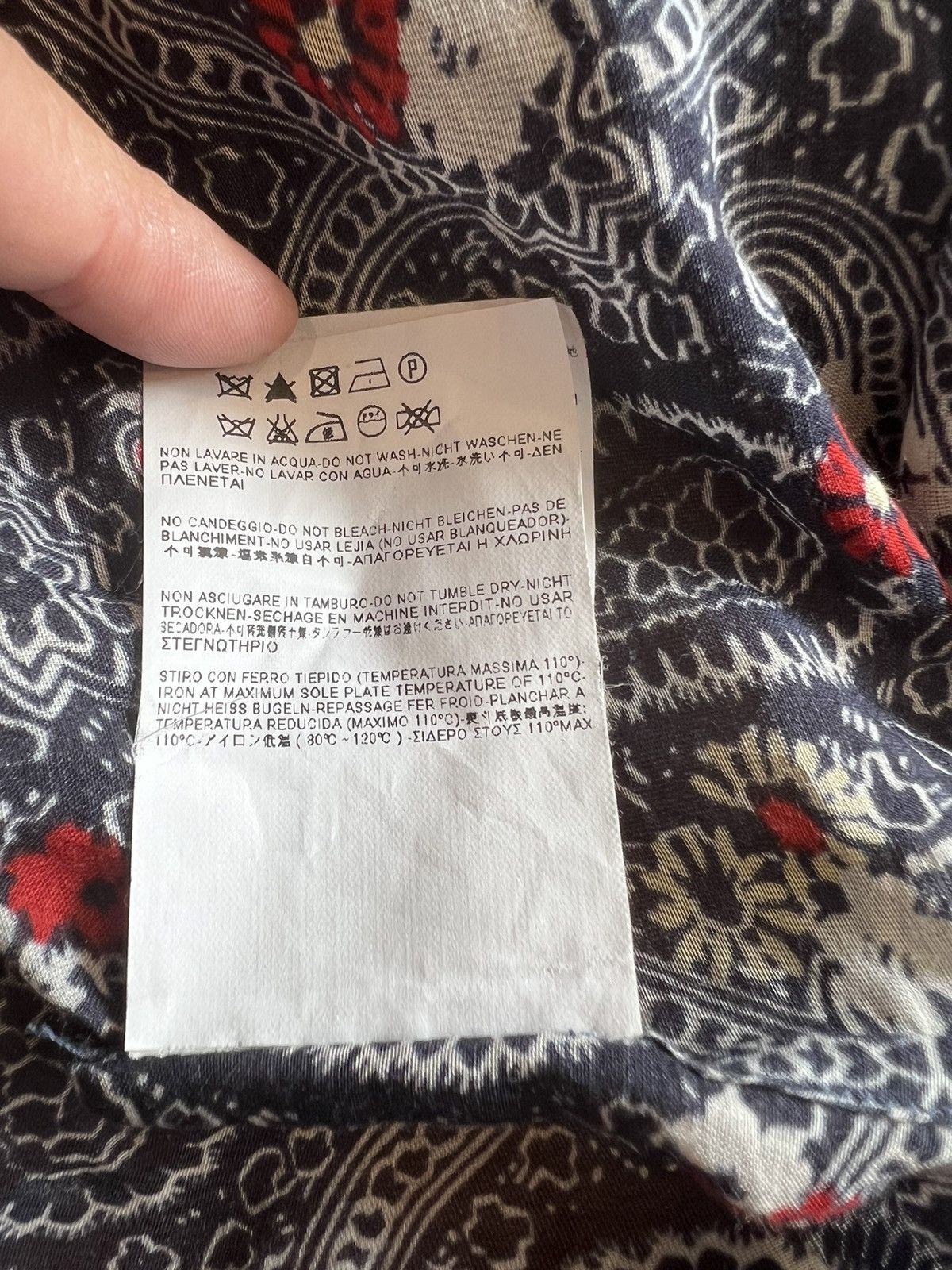 Hedi Slimane × Saint Laurent Paris SAINT LAURENT SS15 PAISLEY SHIRT Size US XL / EU 56 / 4 - 7 Thumbnail